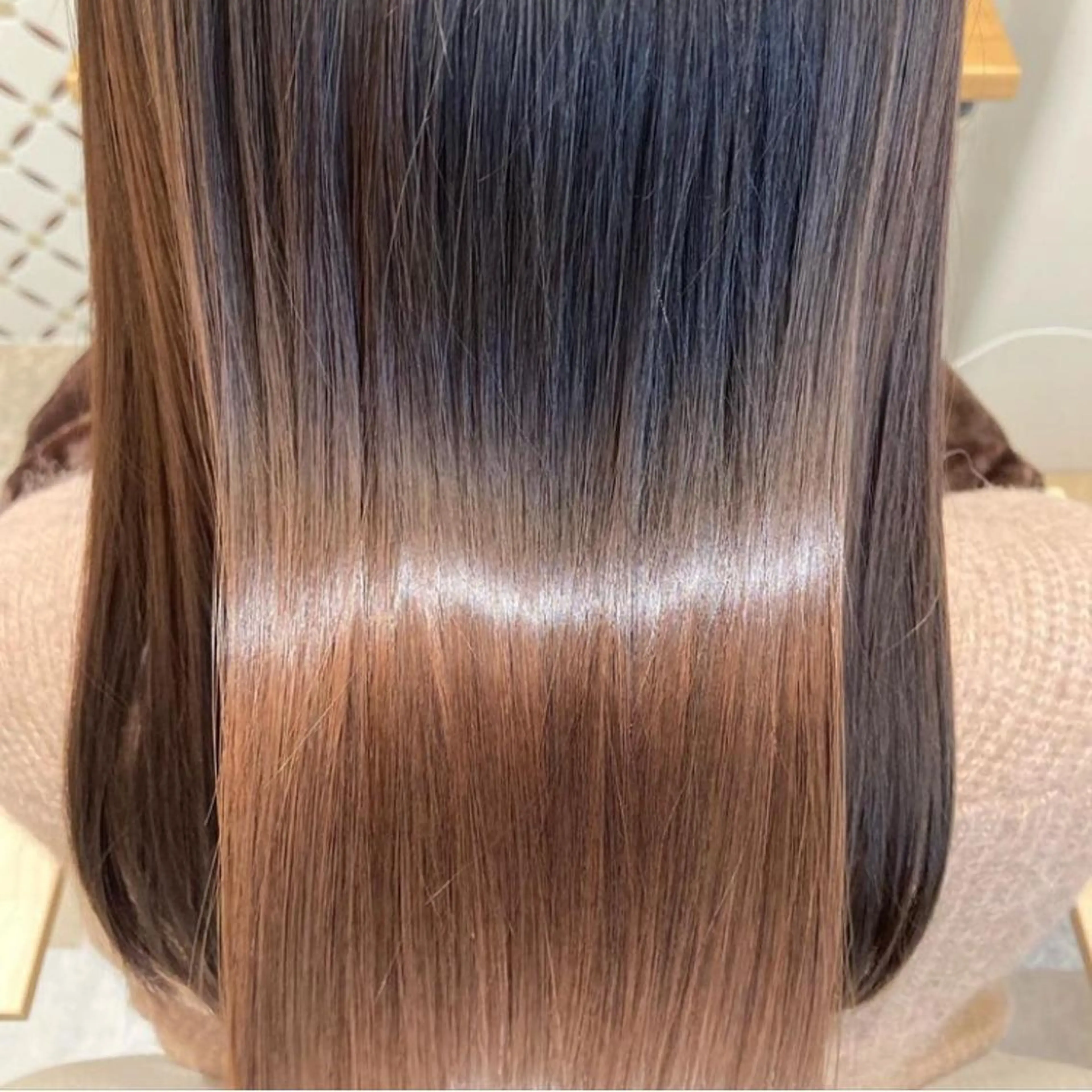 ロング カラー アクアカラー 髪質改善 縮毛矯正 トリートメント ヘアカラー トリートメント 横浜似合わせ顔まわり カット／長谷川のその他イメージ