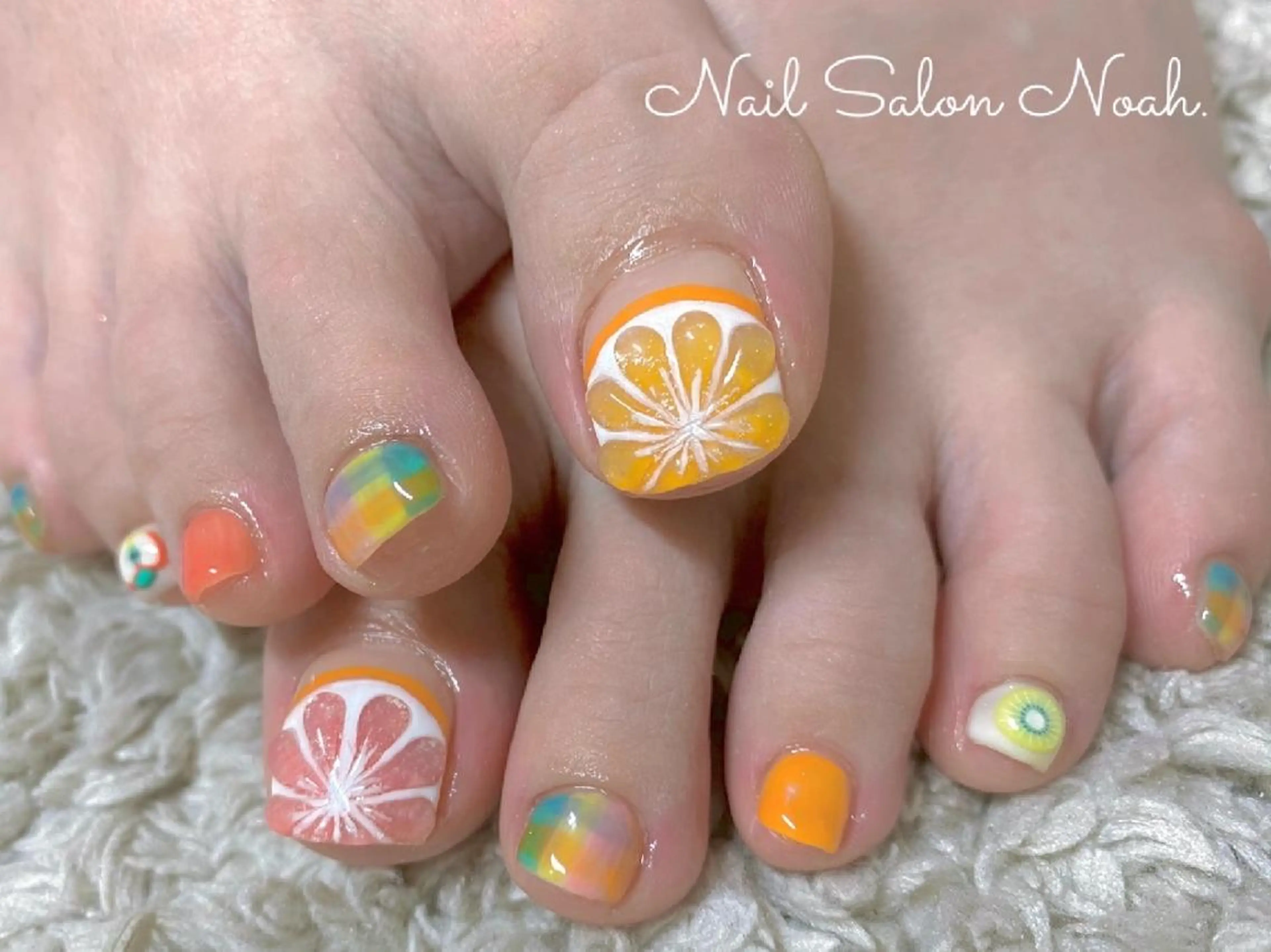 ネイル 持ち込み フットネイル Nail Salon Noah所属・Nail Salon Noah.のネイルデザイン