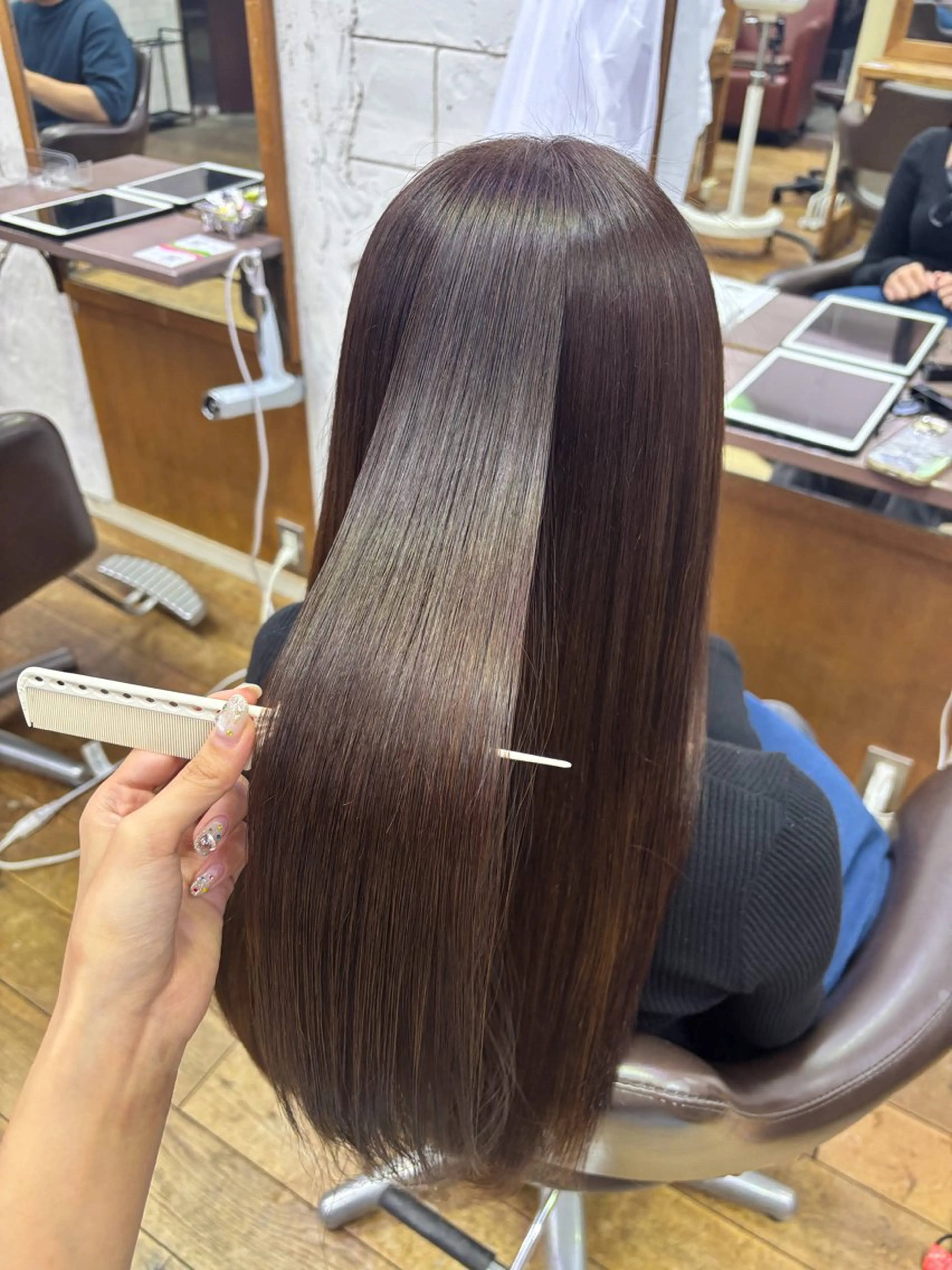 🤍美髪メンテナンスセット🤍（カット＋全体カラーリタッチも可＋髪質改善TR✨）の写真