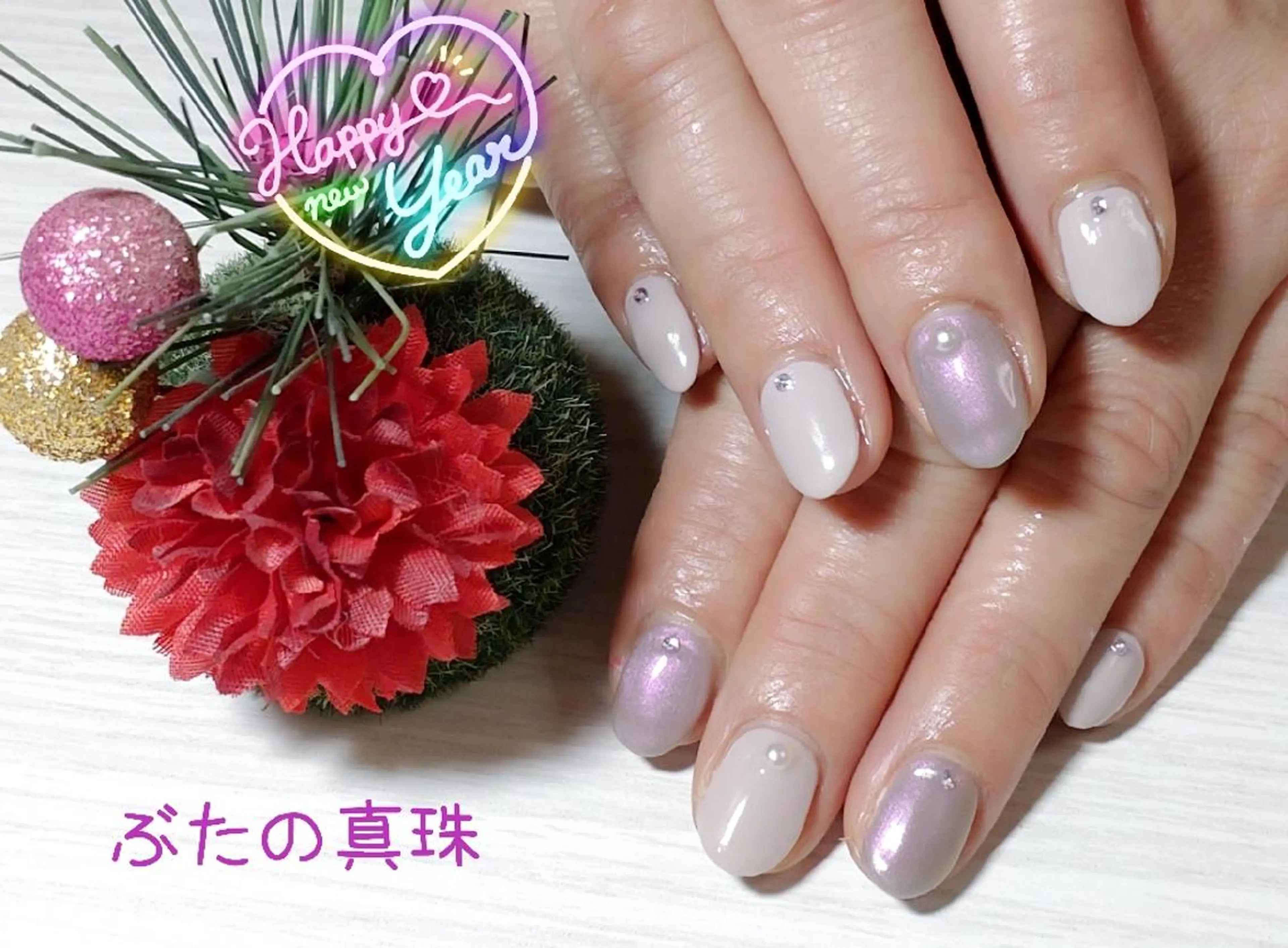 ネイル ハンドネイル 林 珠里のネイルデザイン