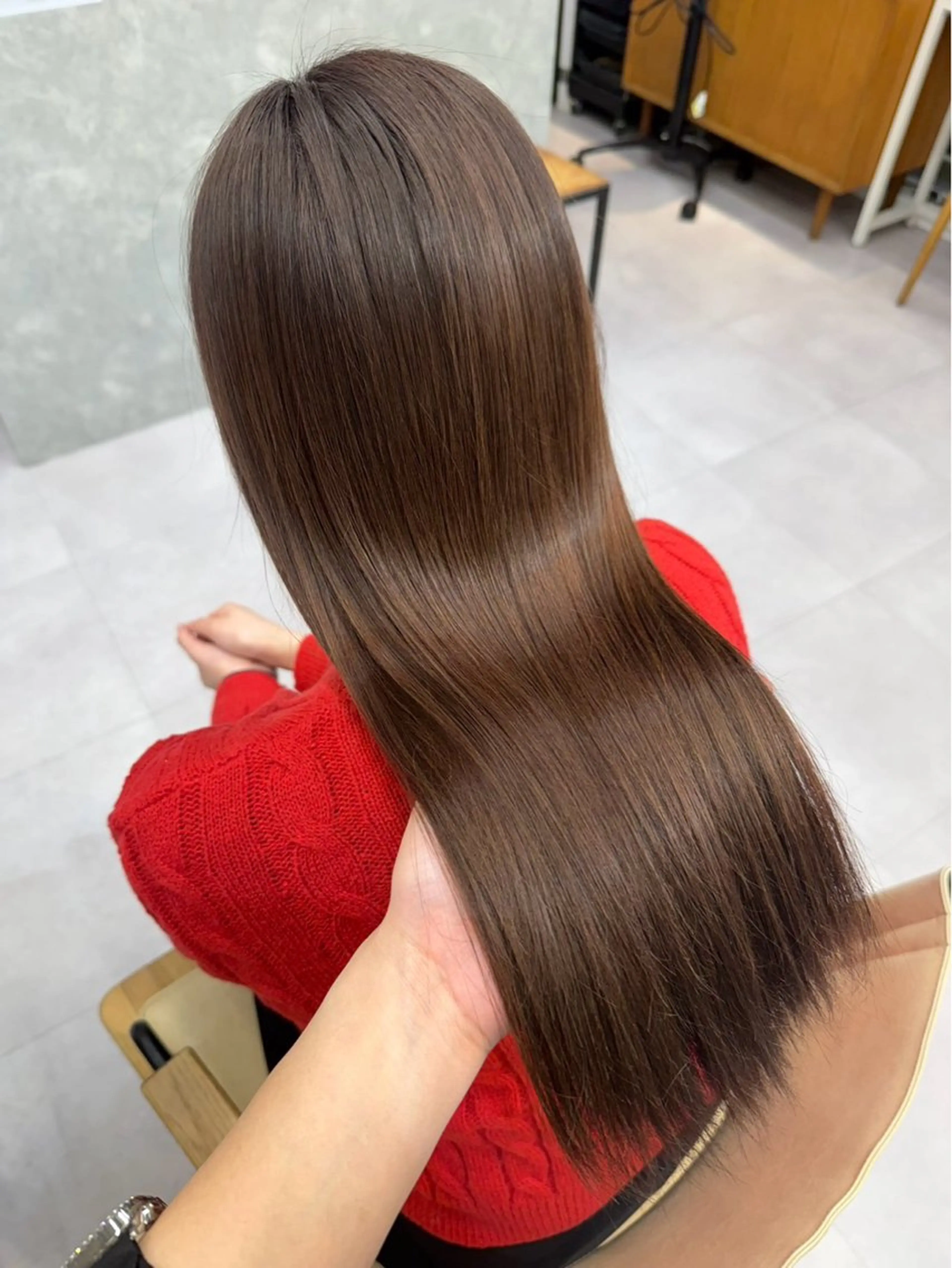 ロング 植田 菜月のヘアスタイル