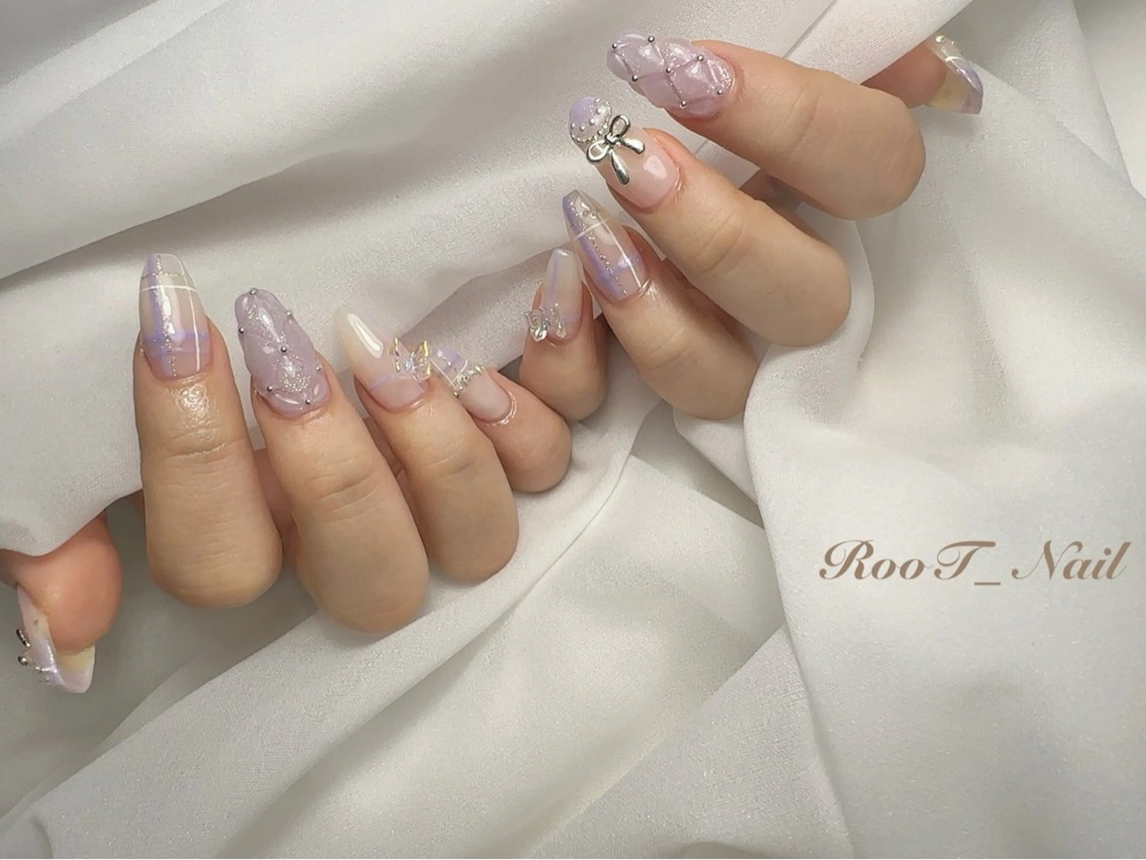 ネイル ラメ(グリッター) ハンドネイル RooT Nailのネイルデザイン