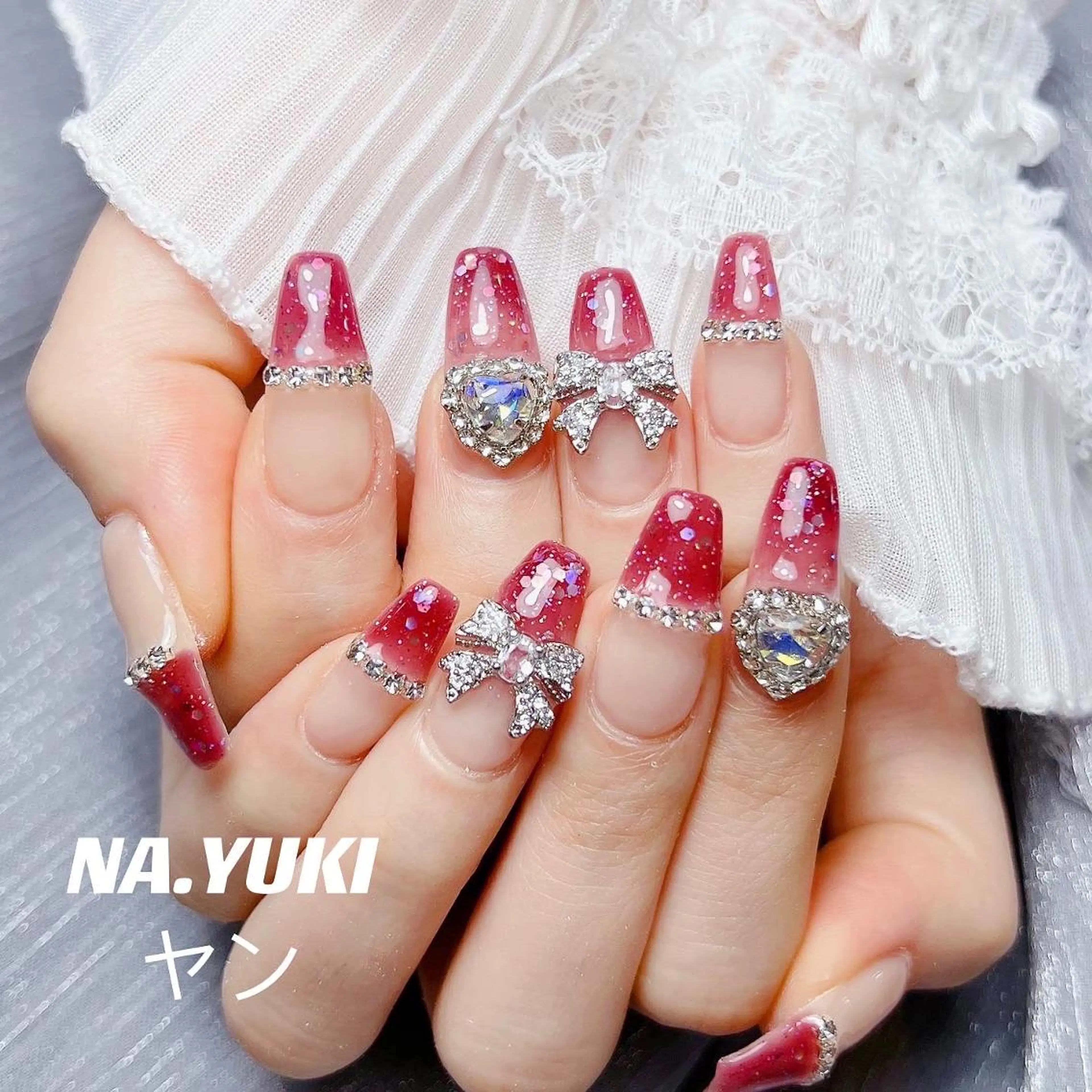 ネイル ロング ハンドネイル ハンドケア ナユキNA.YUKI 池袋店のネイルデザイン