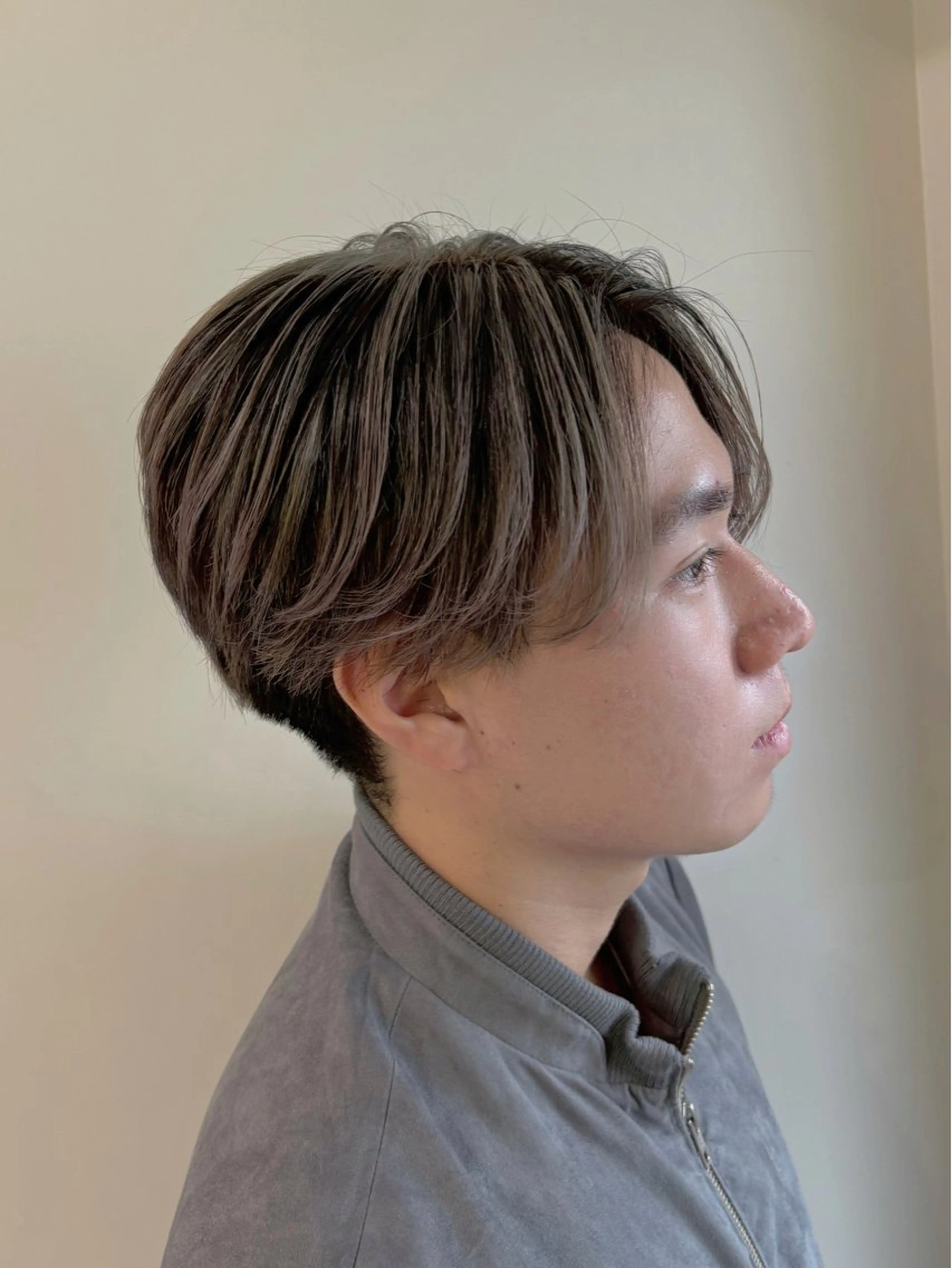 ショート カラー メンズ [渋谷美容師] 玲弥のヘアスタイル