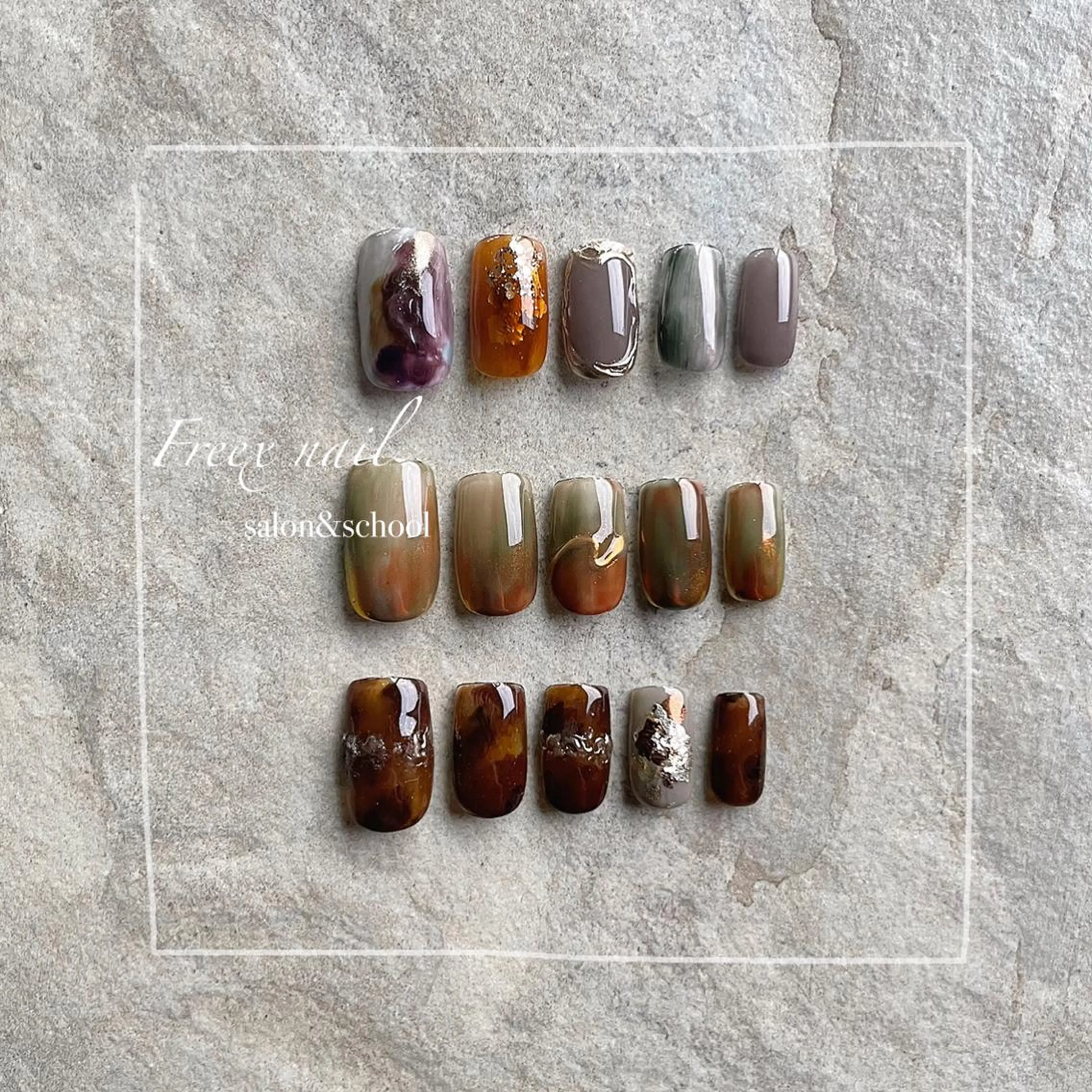 ネイル ハンドネイル ハンドケア freex nail /ニュアンス/個性派のネイルデザイン