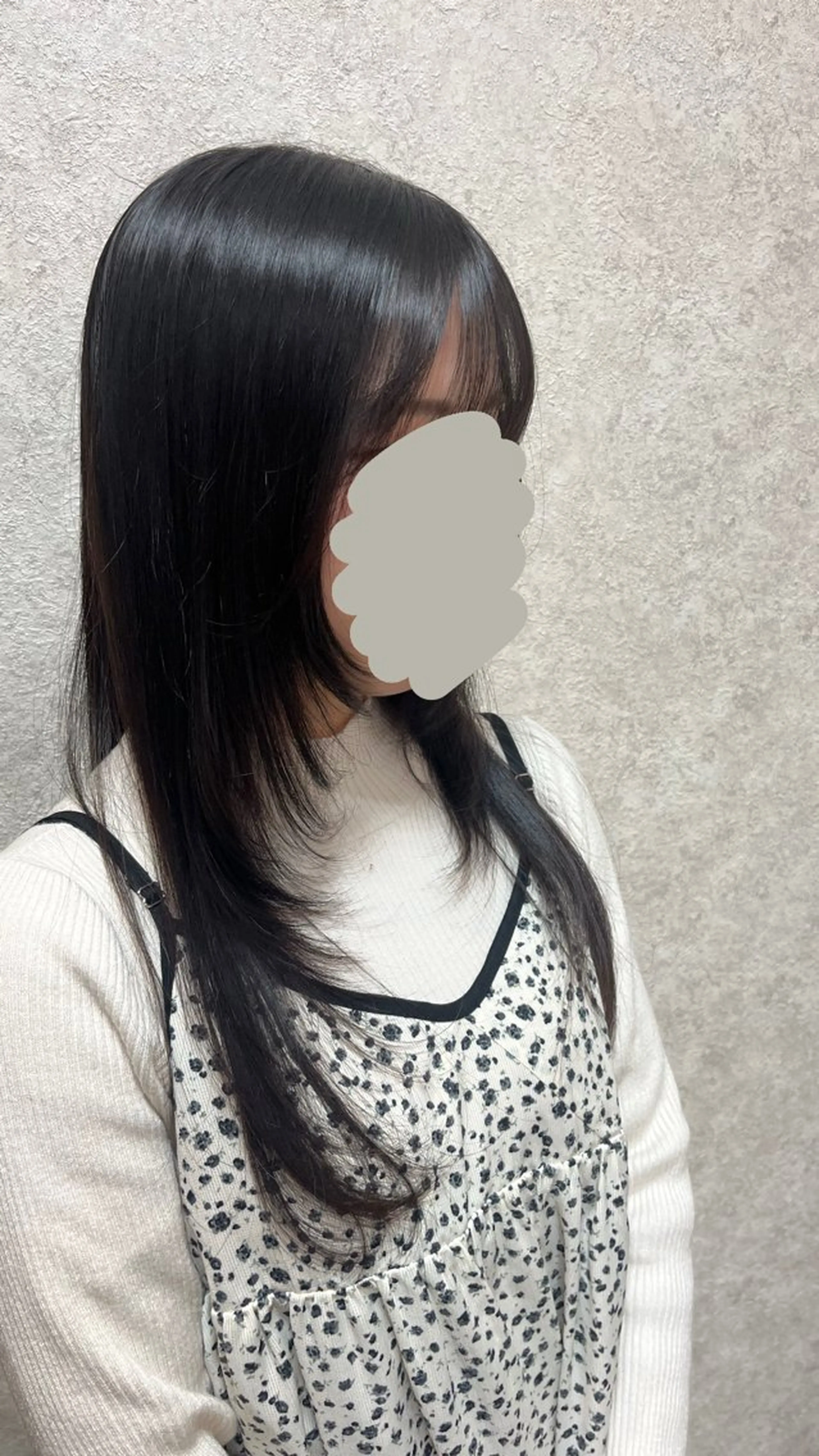 ロング 顔まわりレイヤー 顔周りカット レイヤーカット 阿部 叶夢のヘアスタイル