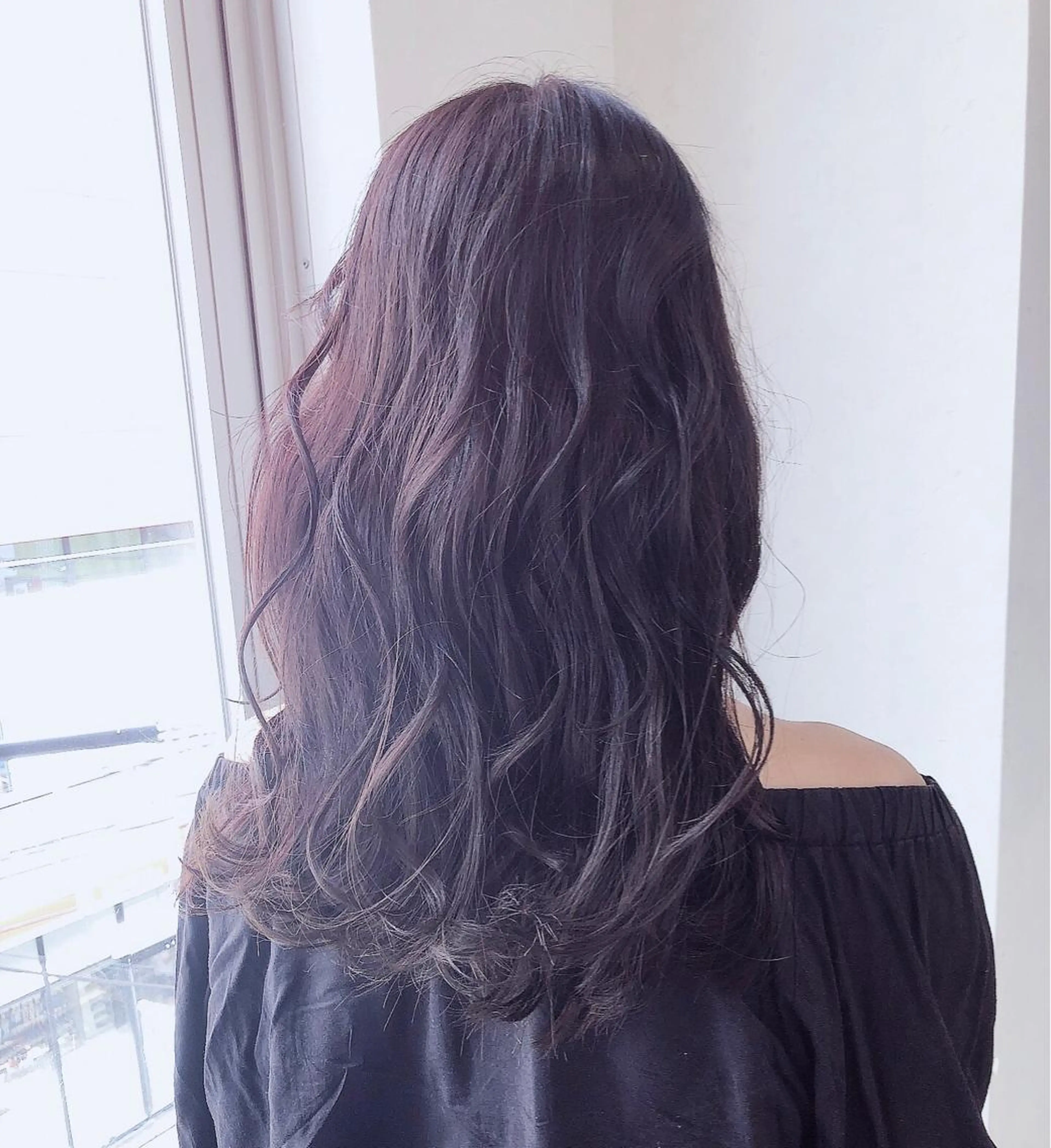 セミロング カラー ブラウンカラー ダークブラウン TOWA 野村　コウダイのヘアスタイル