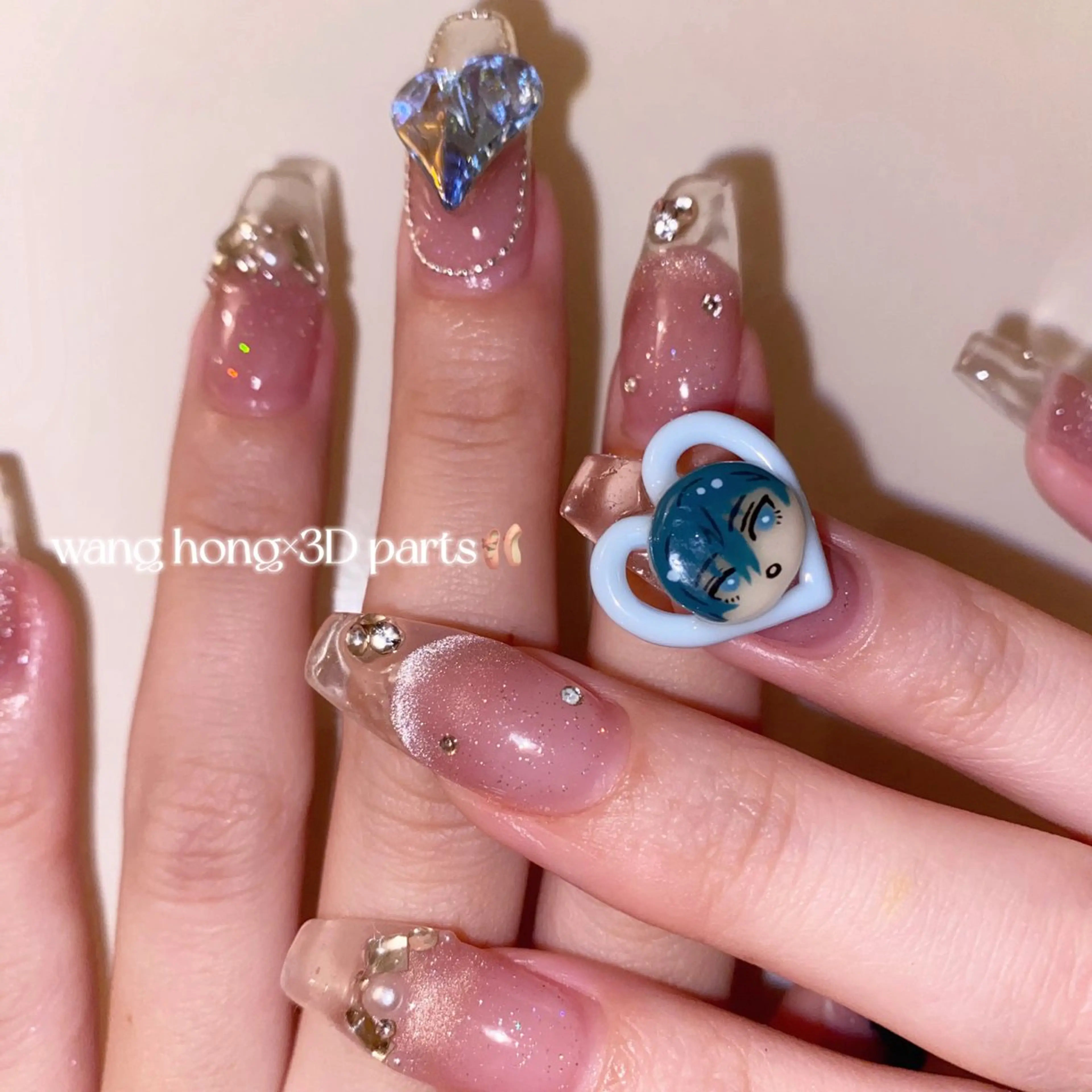 ネイル クリアネイル フレンチネイル ハンドネイル Li'ame所属・Luna 【Li'ame】のネイルデザイン