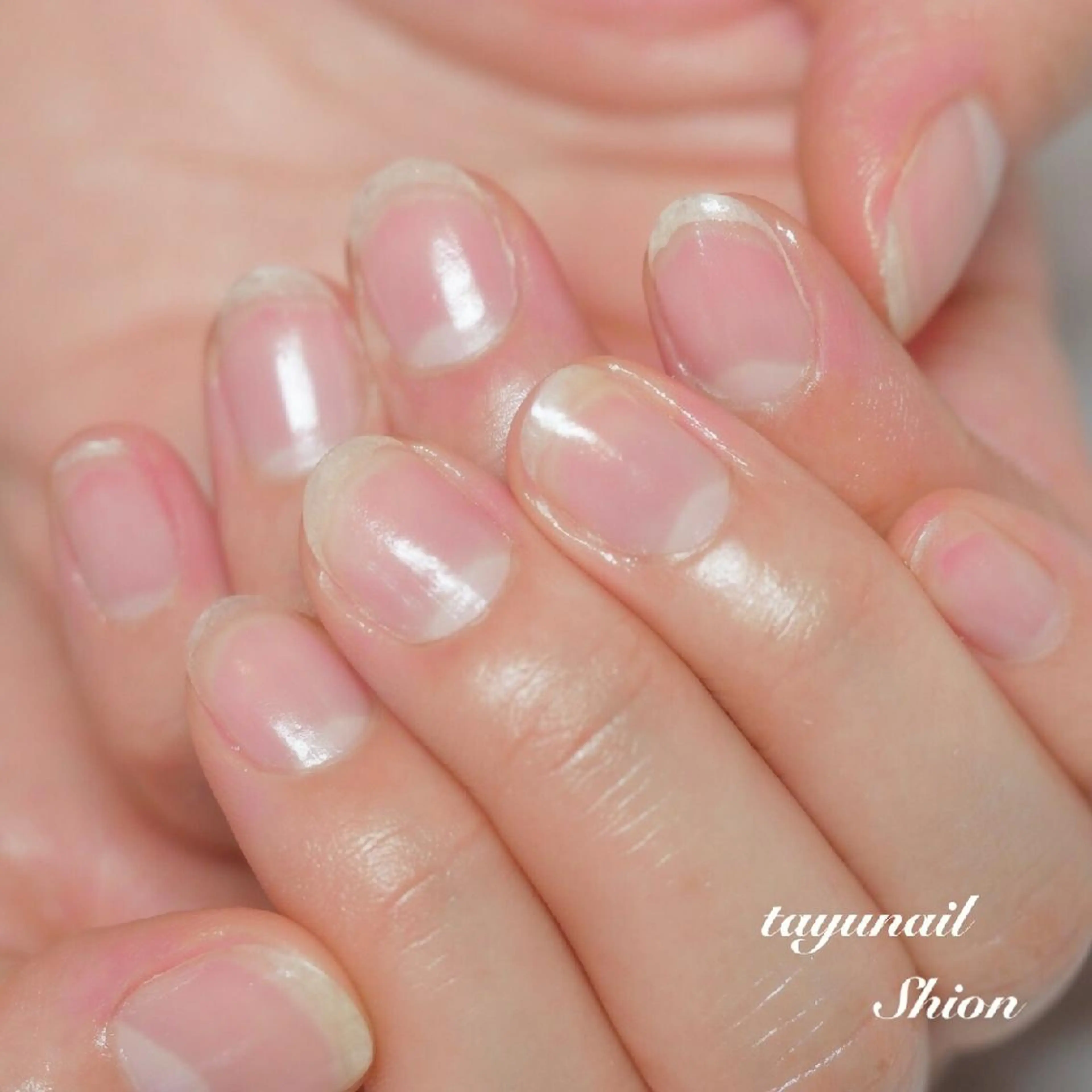 ネイル ブルー ジェルネイル パラジェル 夏ネイル ネイルサロン 【たゆnail】のネイルデザイン