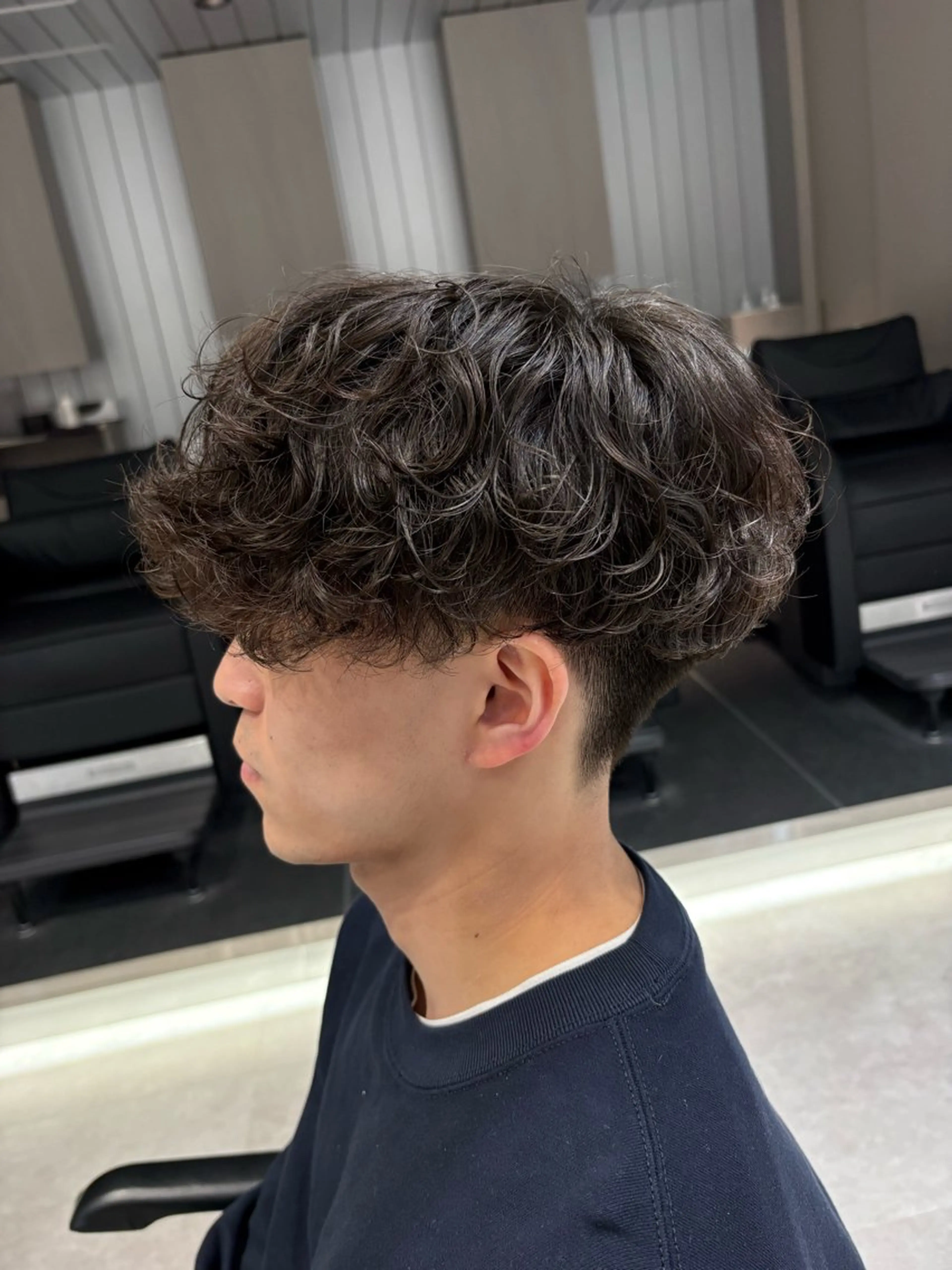 パーマ メンズ カット パーマ fifth 桐山 蒼史のヘアスタイル