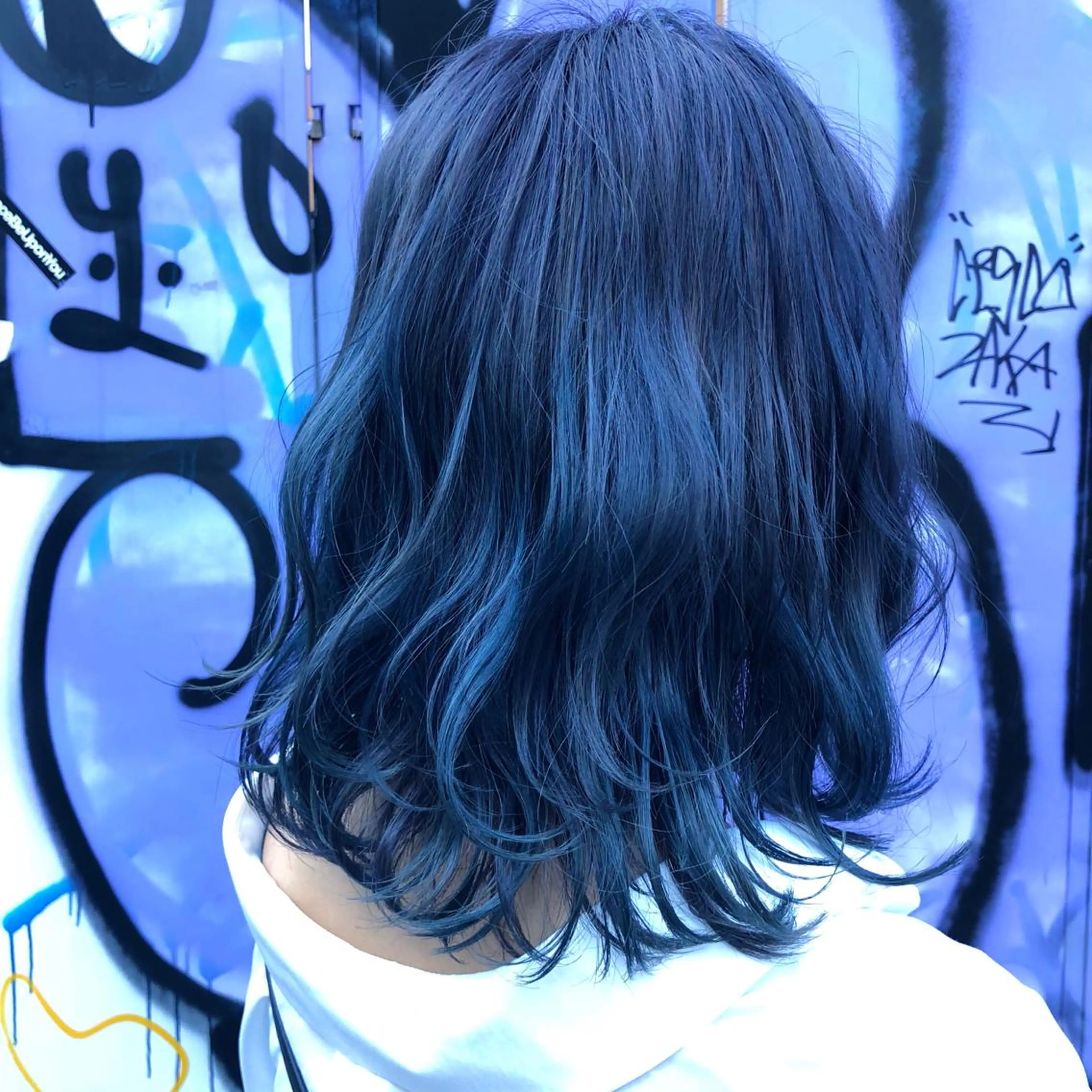 ミディアム カラー ヘアアレンジ ブリーチ 前濱 ノゾミのヘアスタイル