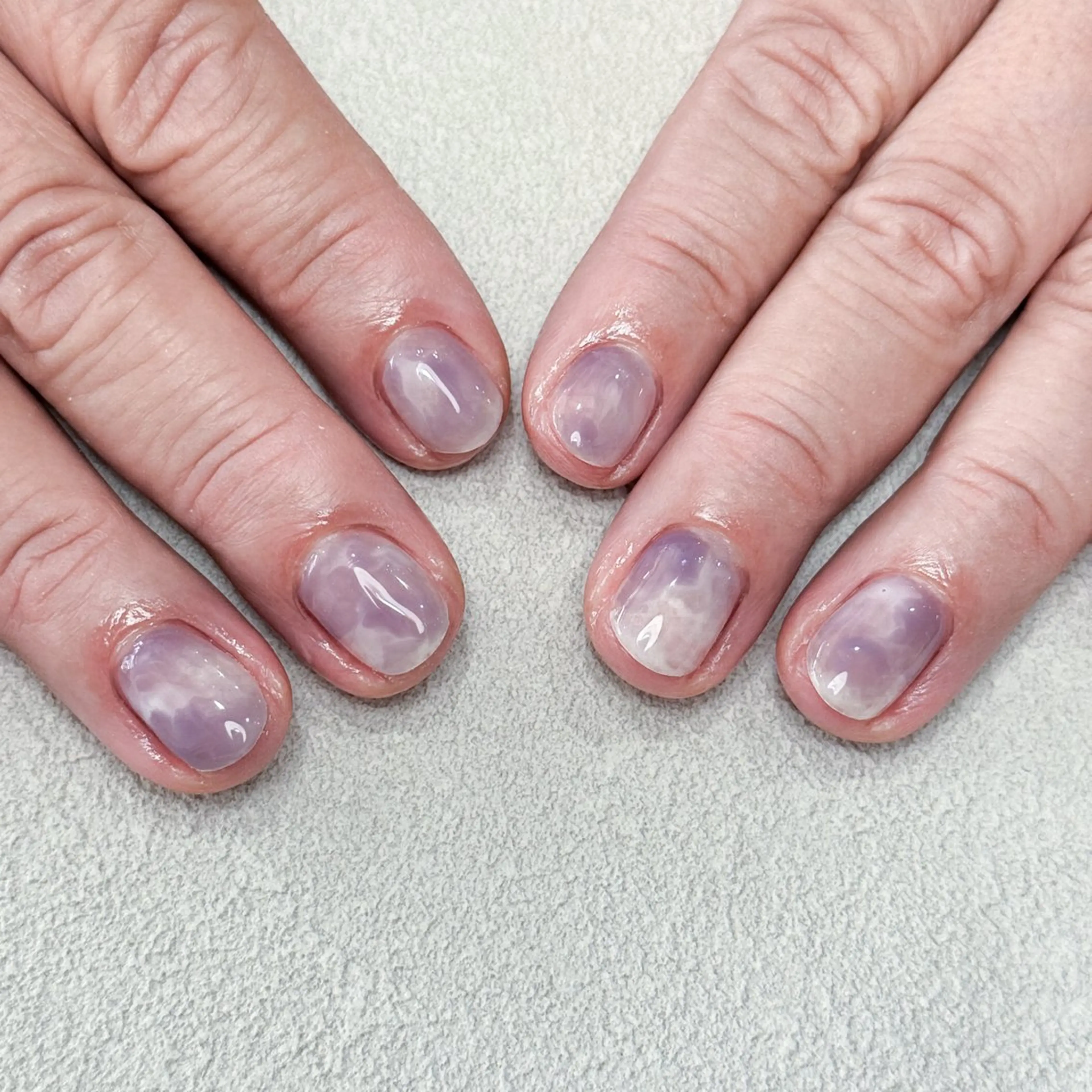 ネイル ニュアンスネイル 手描きアート🎨 tama|竹ノ塚のネイルデザイン