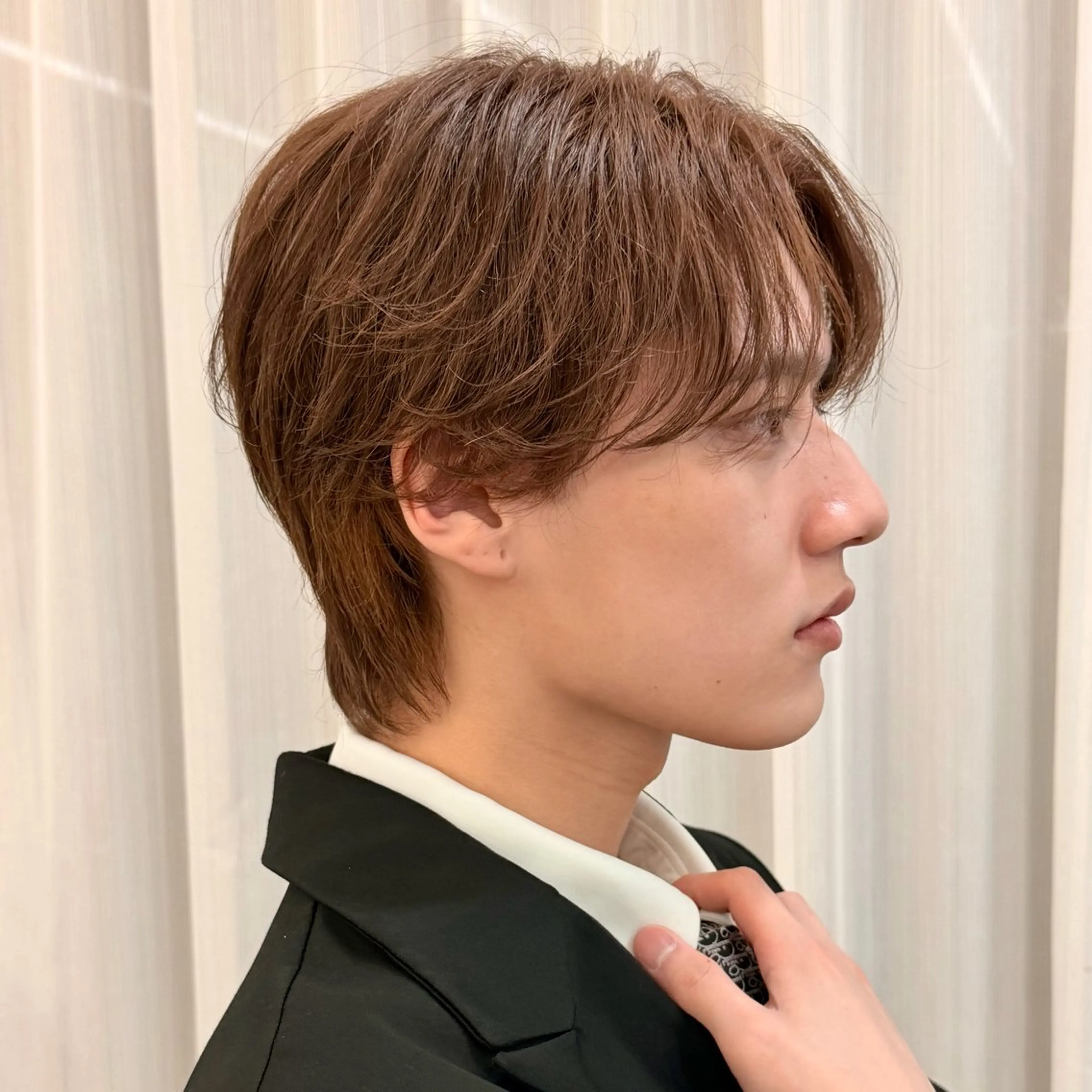 カラー メンズ メンズブリーチ ブリーチ ブリーチなしカラー 韓国メンズヘア☆ 韓国ヘアYUTOのヘアスタイル