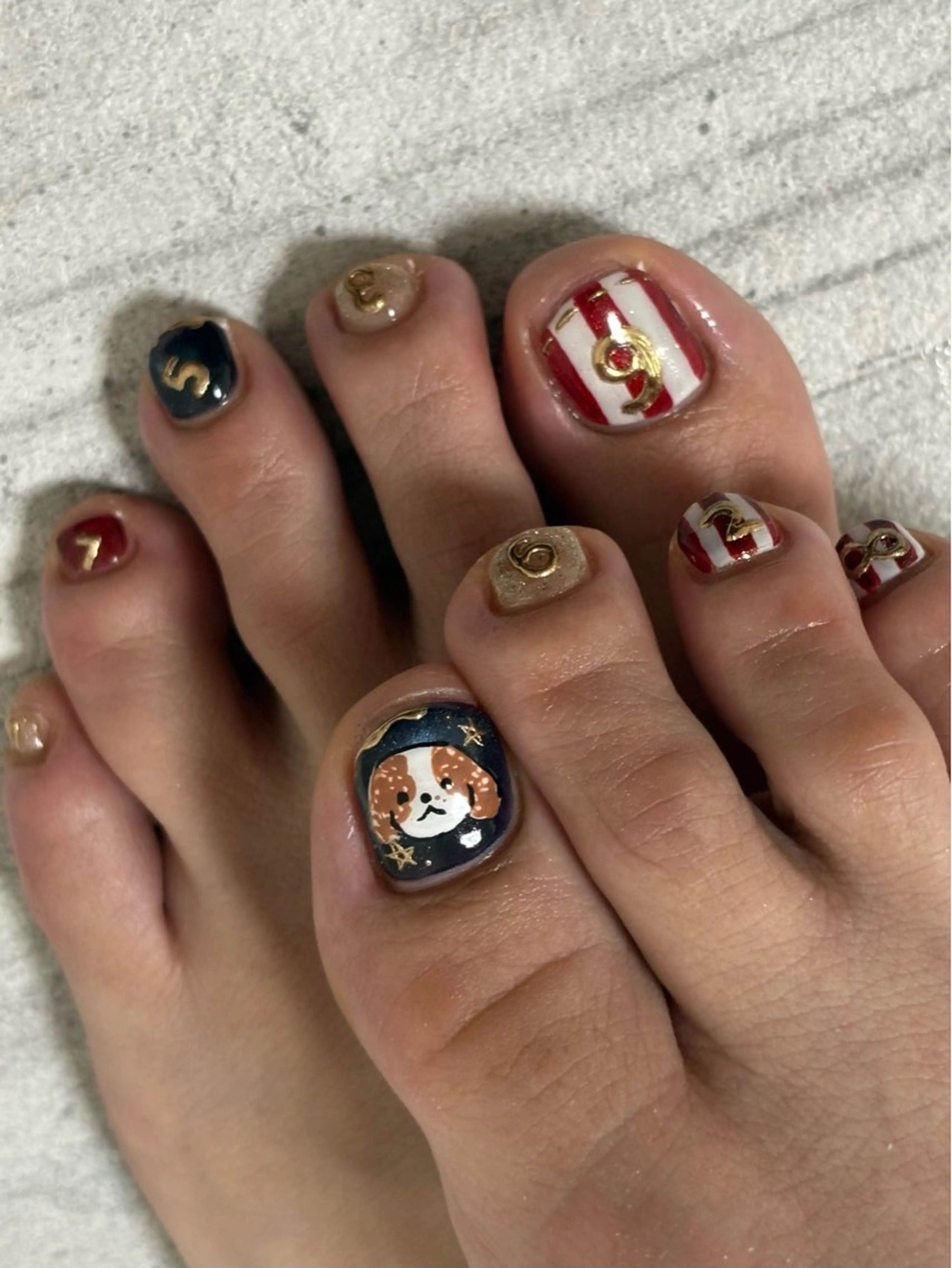 ネイル フットネイル FIORITURA Maikoのネイルデザイン