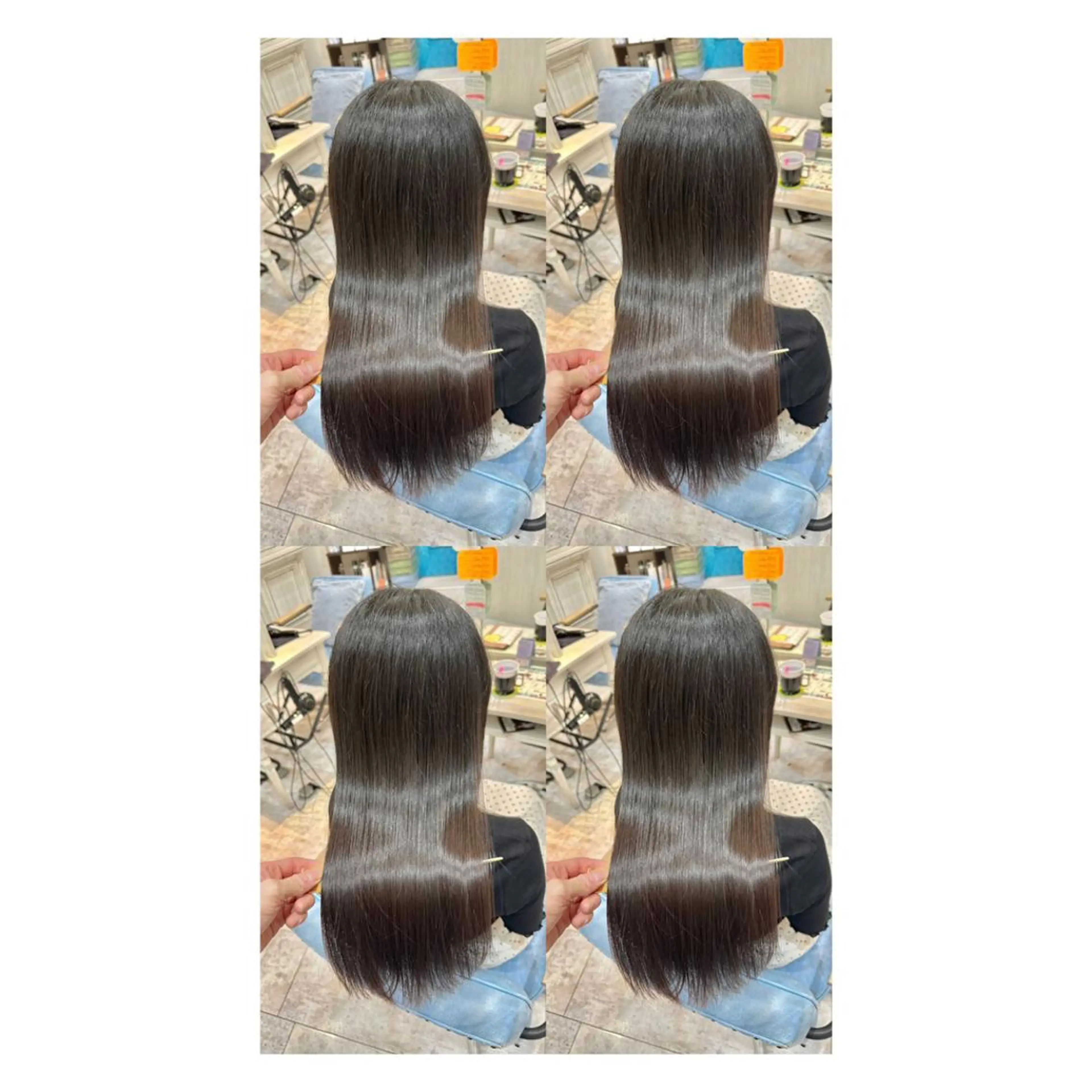 ロング カラー 透明感カラー 髪質改善 縮毛矯正 トリートメント カット ヘアカラー トリートメント 店長✨レイヤー✖️ 髪質改善✖️韓国ヘアのヘアスタイル