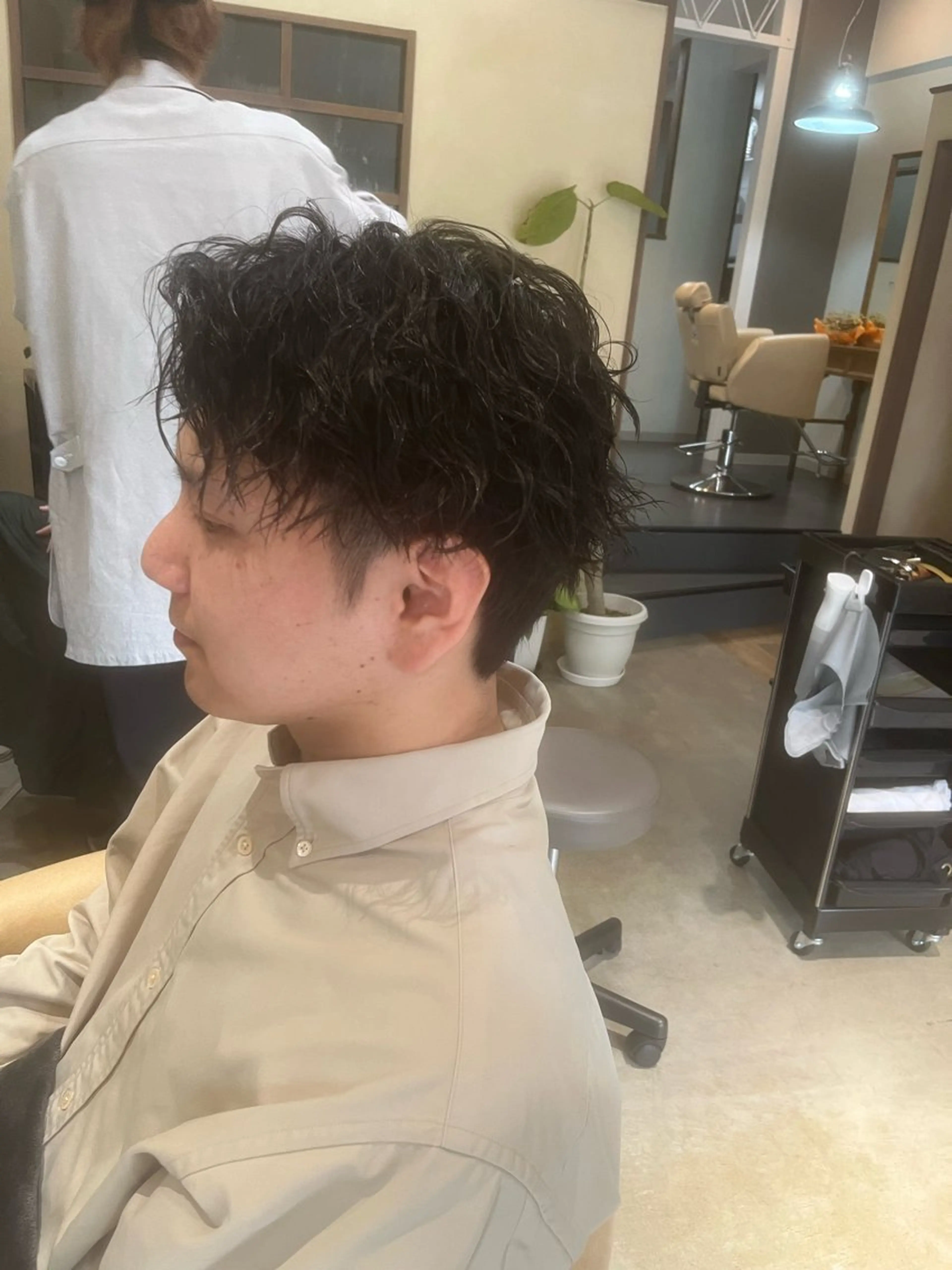 ショート メンズ カット パーマ トリートメント 鹿児島 TSUBASAのヘアスタイル