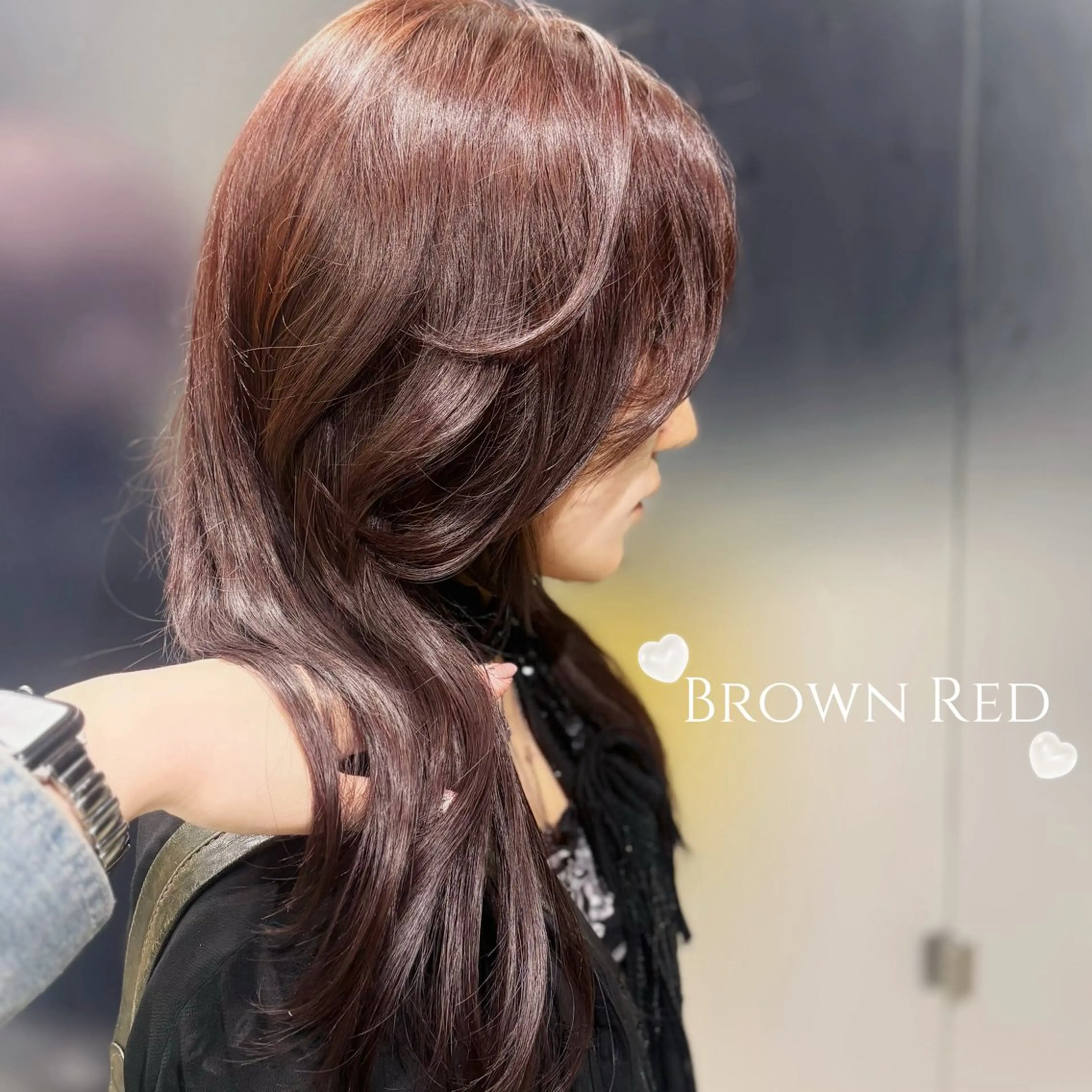 セミロング 韓国風カラー 韓国風ヘア 🤍モテレディヘア 🤍Hitohaのヘアスタイル