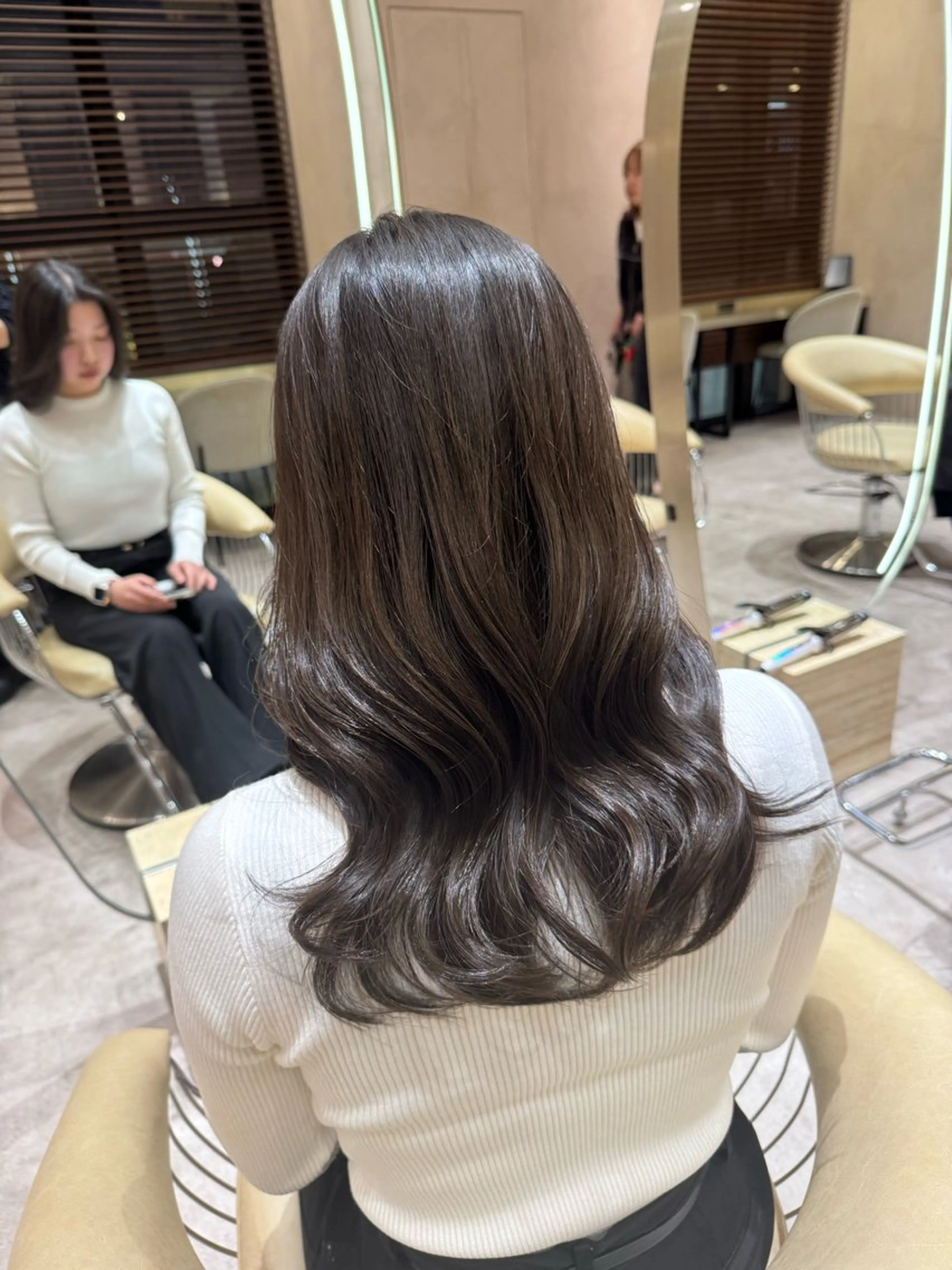 セミロング カット ヘアカラー トリートメント 韓国ヘア/館林美容室 /髪質改善/涼のヘアスタイル