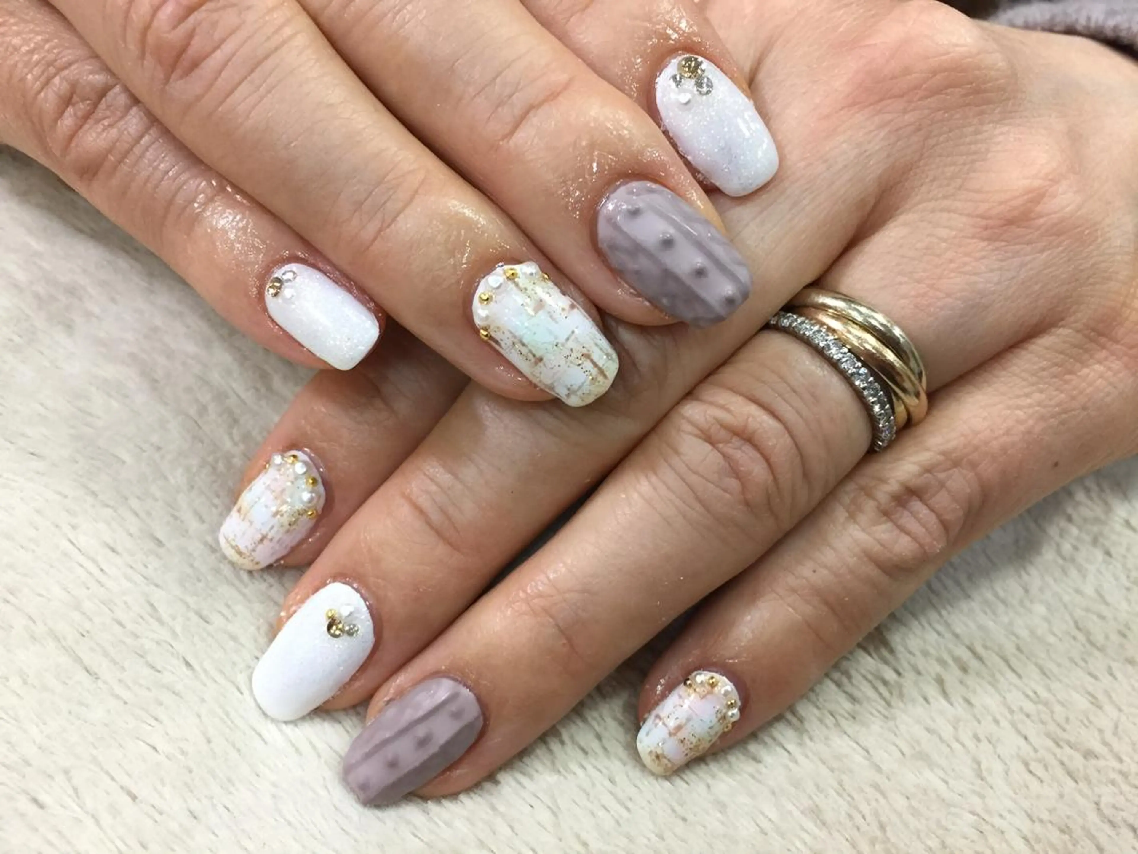 ネイル ハンドネイル ハンドケア あおやぎ ゆきこのネイルデザイン