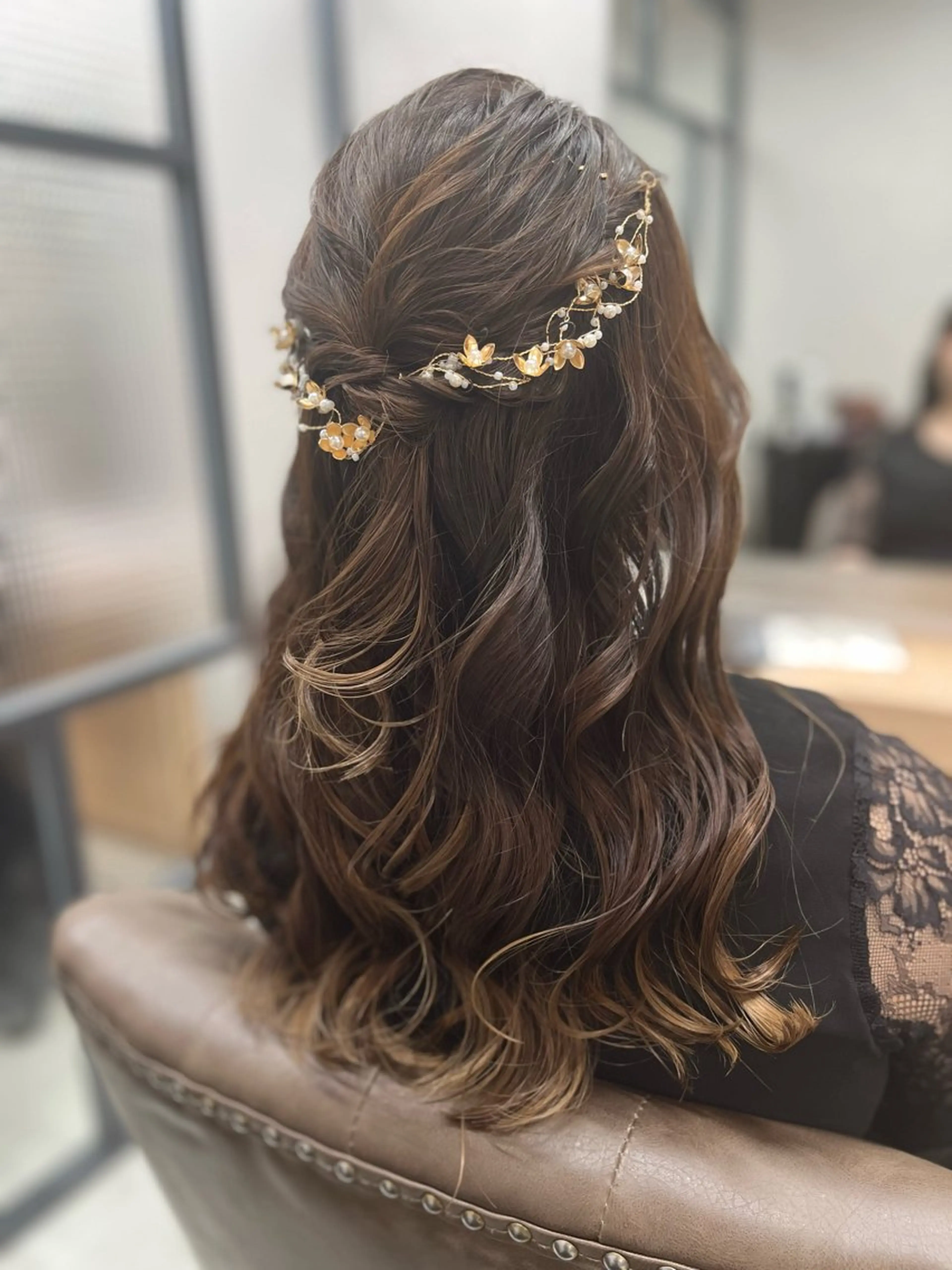 セミロング 🌟天王寺ヘアセット 🥑アレンジ師🌟のヘアスタイル