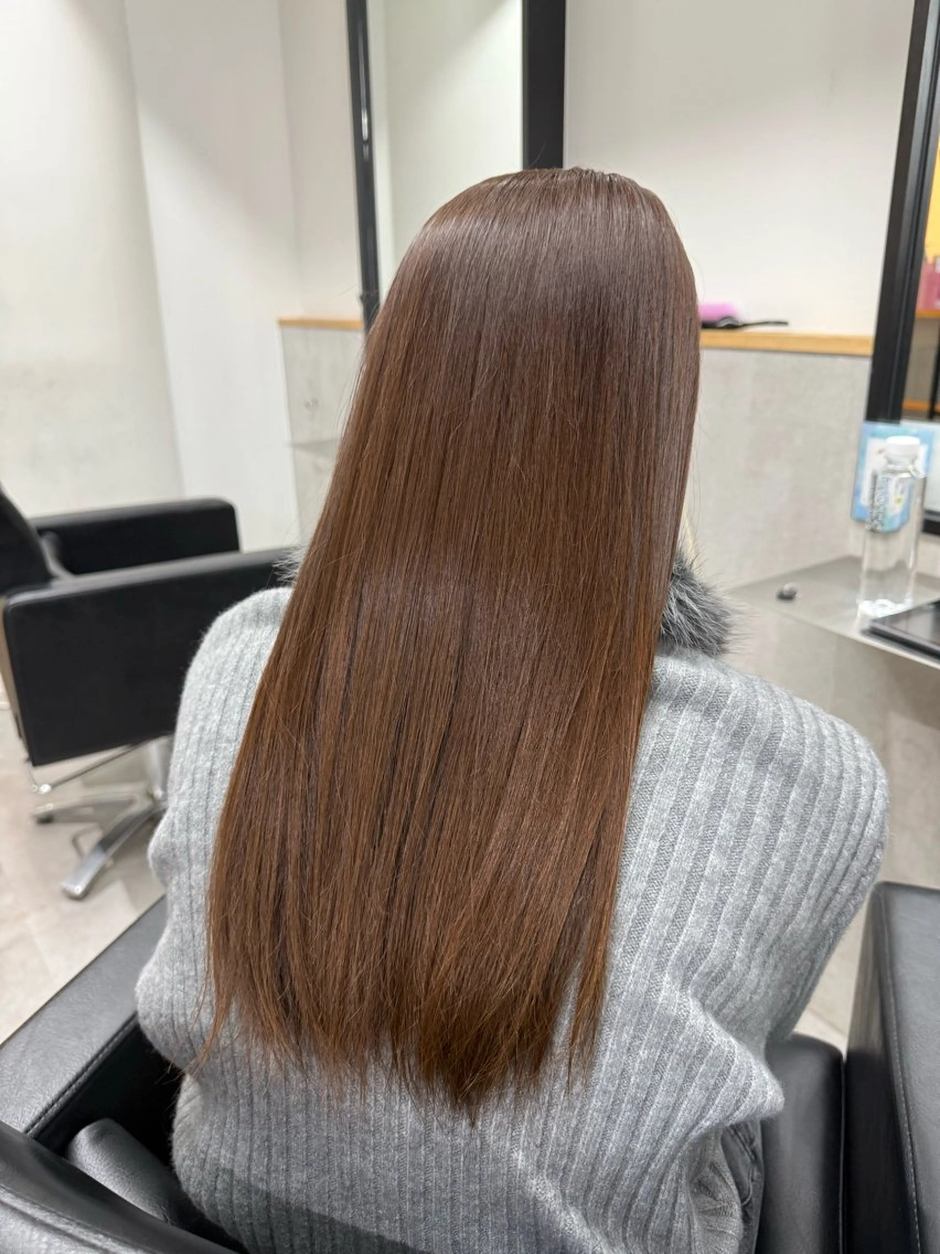 ロング ヘアカラー 新宿/ベージュ/ 透明感カラー/タクマのヘアスタイル