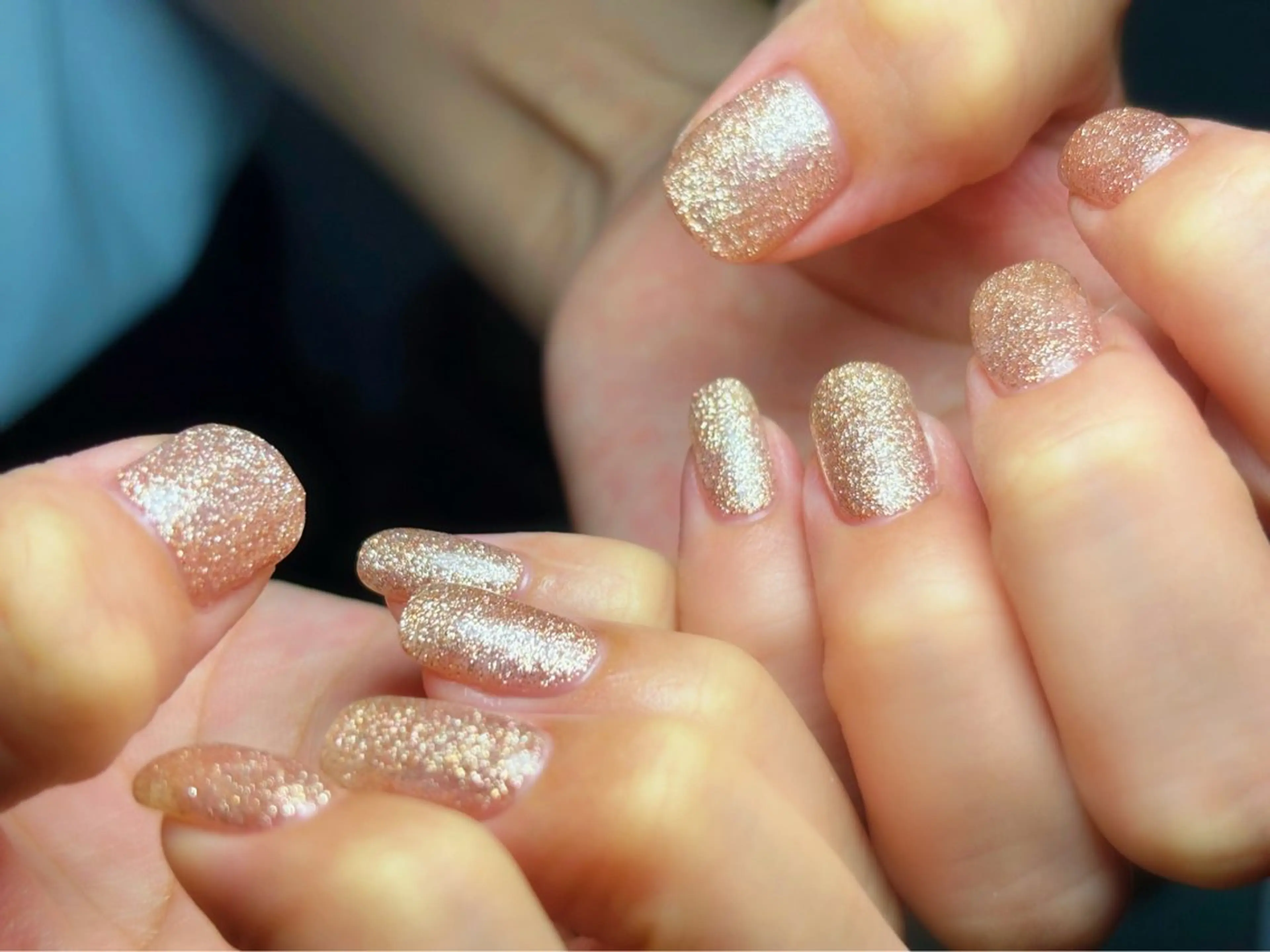 ネイル ゴージャス ラメ(グリッター) オレンジ TREE 吉祥寺 KISHIのネイルデザイン