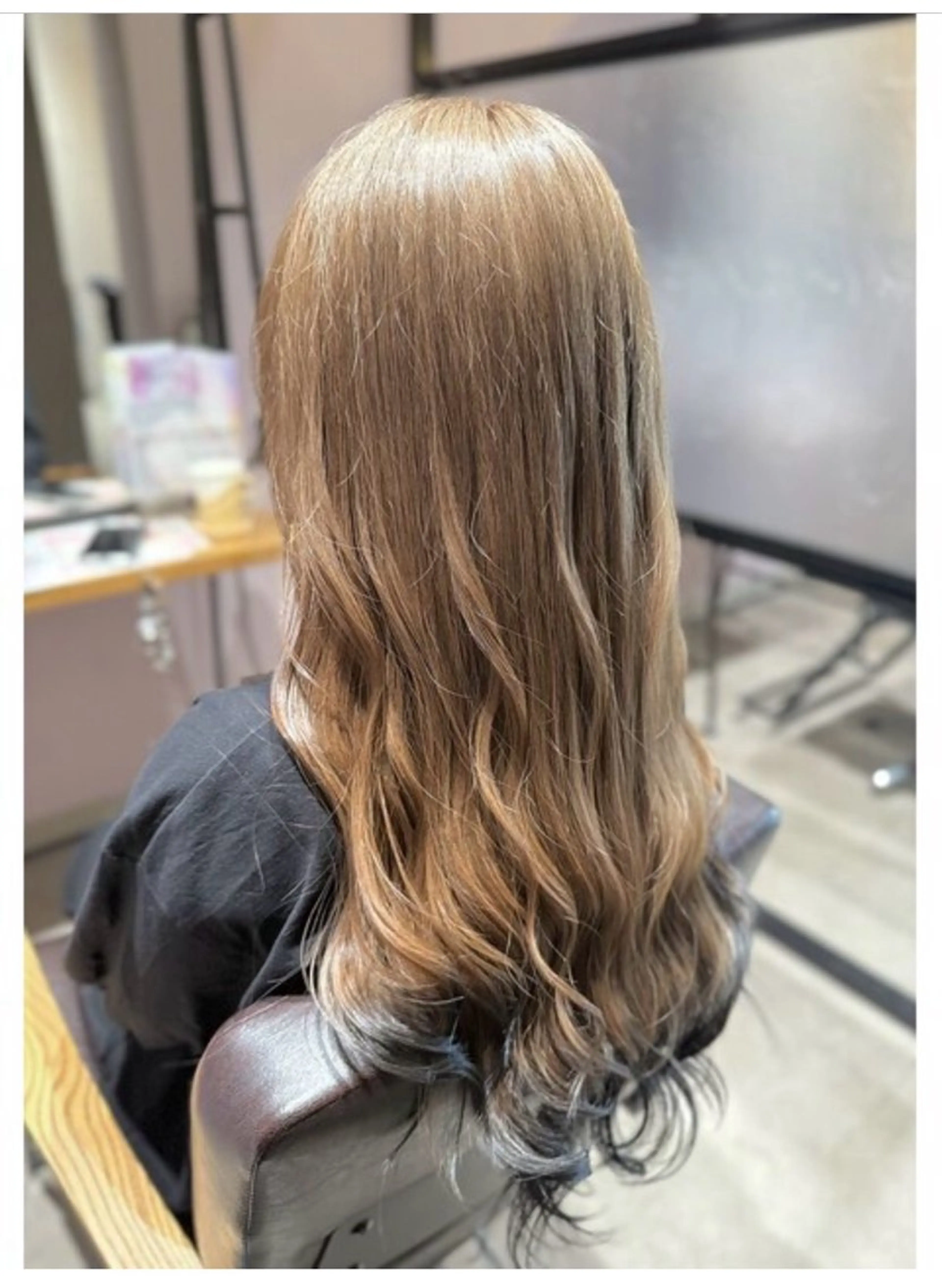 カラー ヘアカラー 梶 瑞希のヘアスタイル