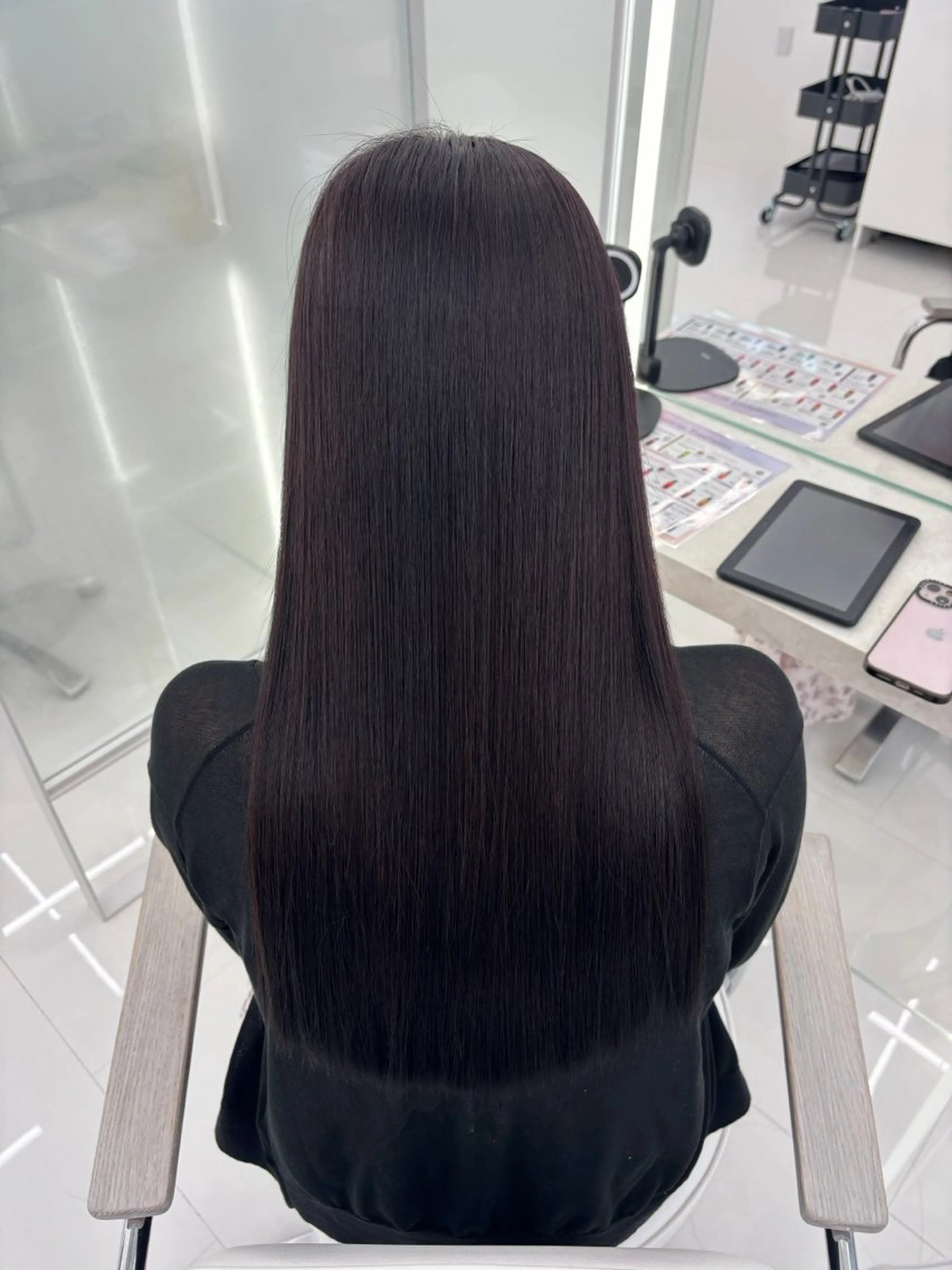 ロング カラー ヘアカラー 韓国╱似合わせカラー 🤍𝑌𝑈𝑁𝐴のヘアスタイル