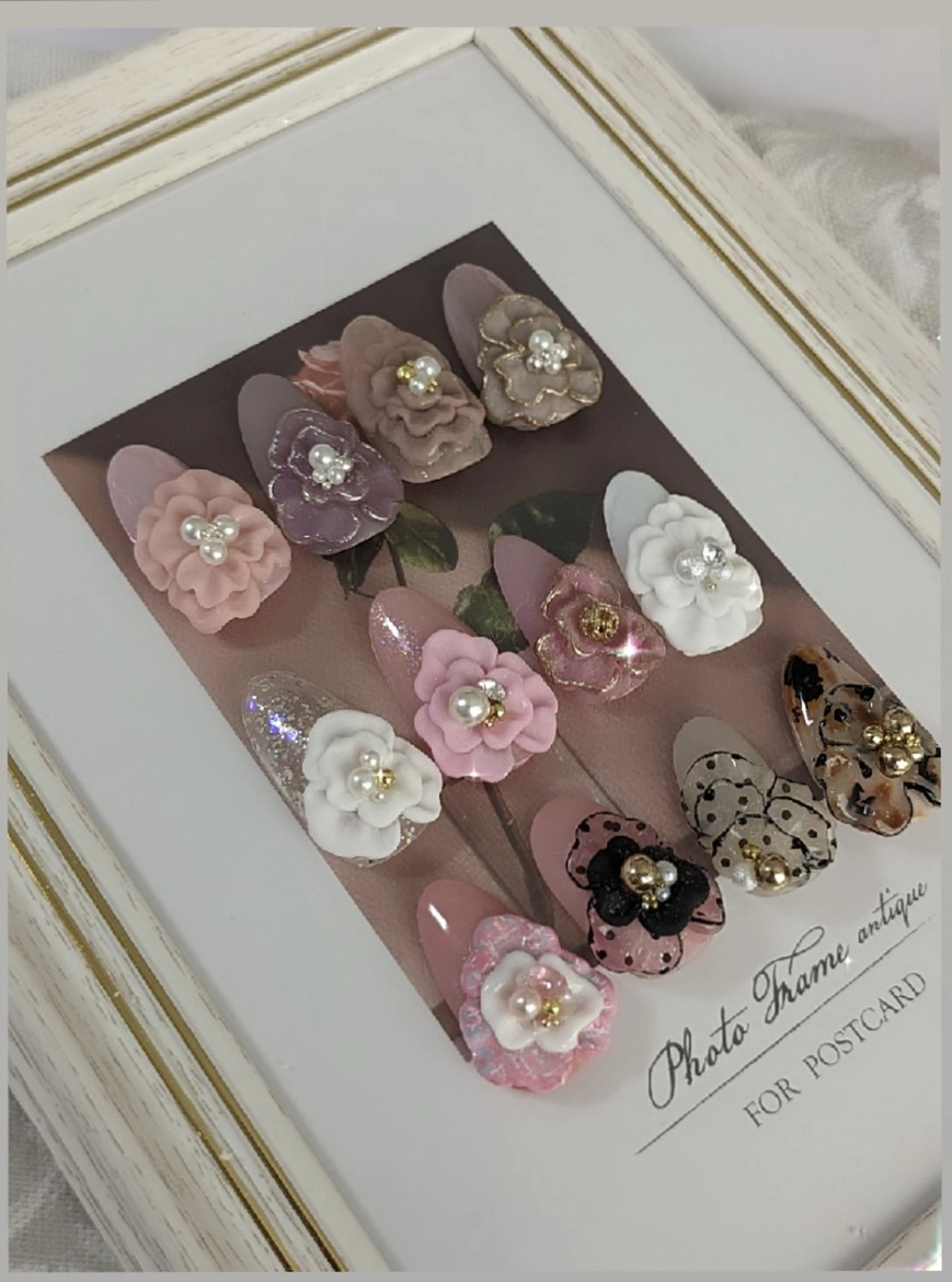 ネイル フラワーネイル グラデーション ワンカラーネイル Pureru✨ 🌹yukoのネイルデザイン