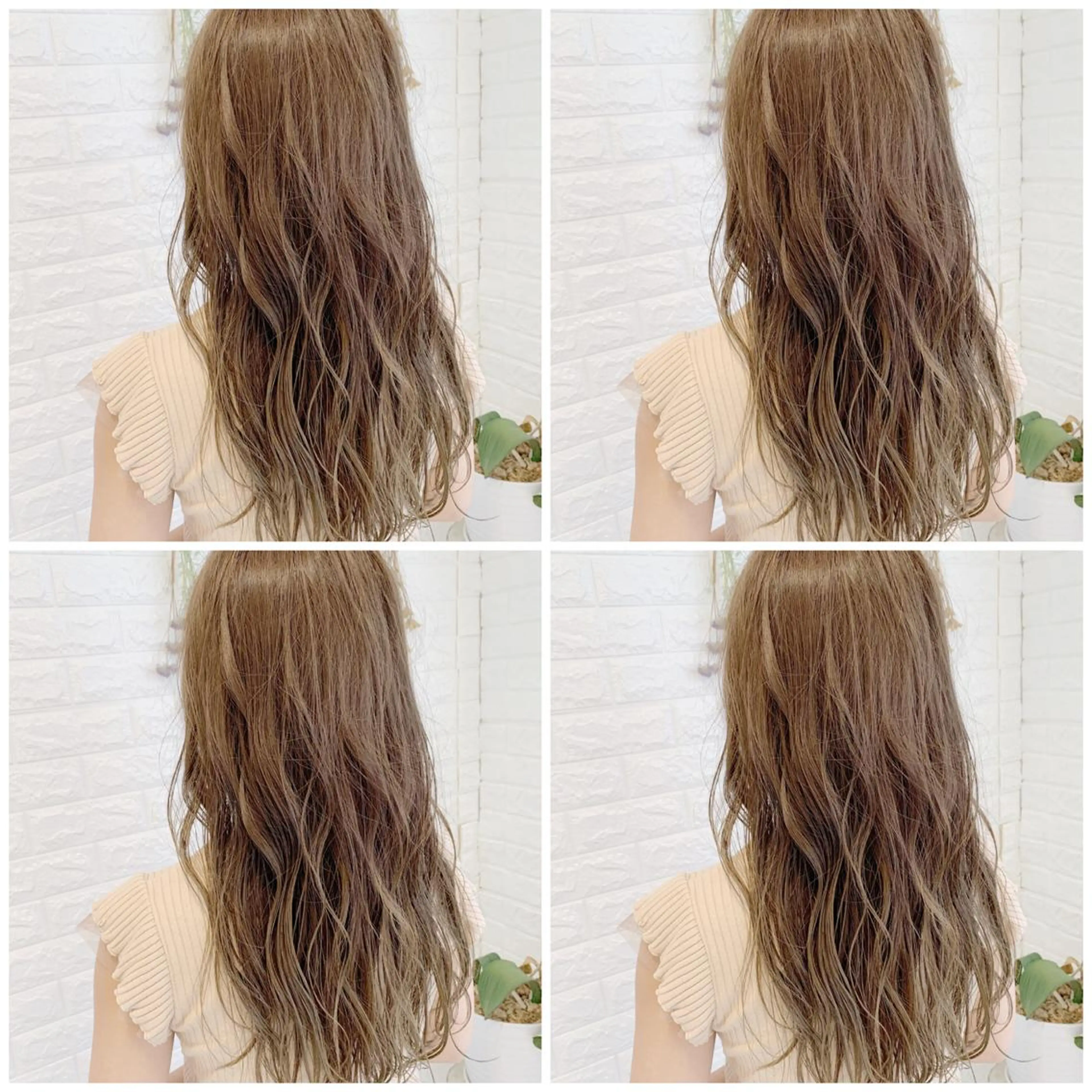 ロング カラー ブリーチ グラデーションカラー グレージュ ハイトーン/ブリーチ 山崎　悠次のヘアスタイル