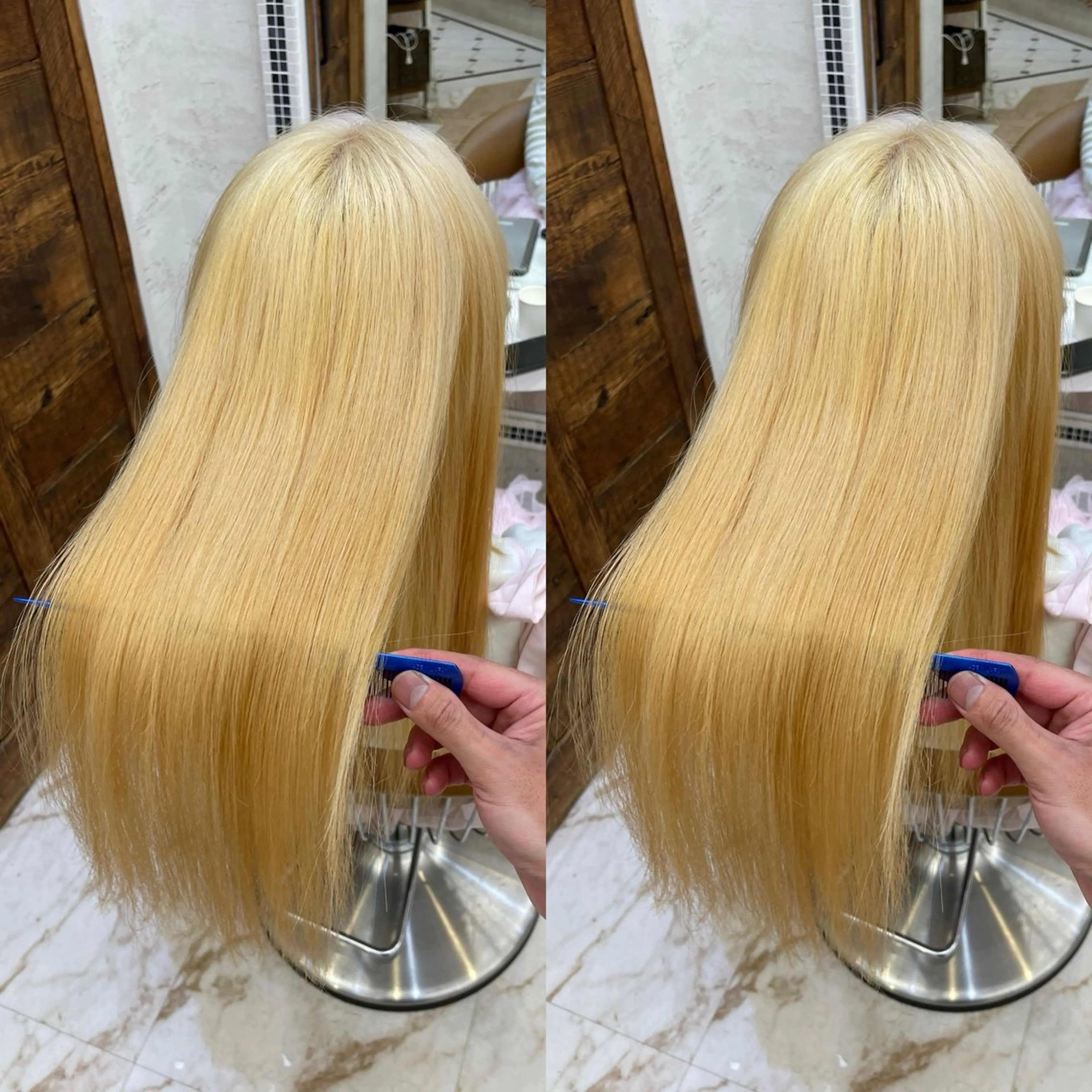 ロング ヘアカラー トリートメント 縮毛矯正/艶カラー 笠原康平のヘアスタイル