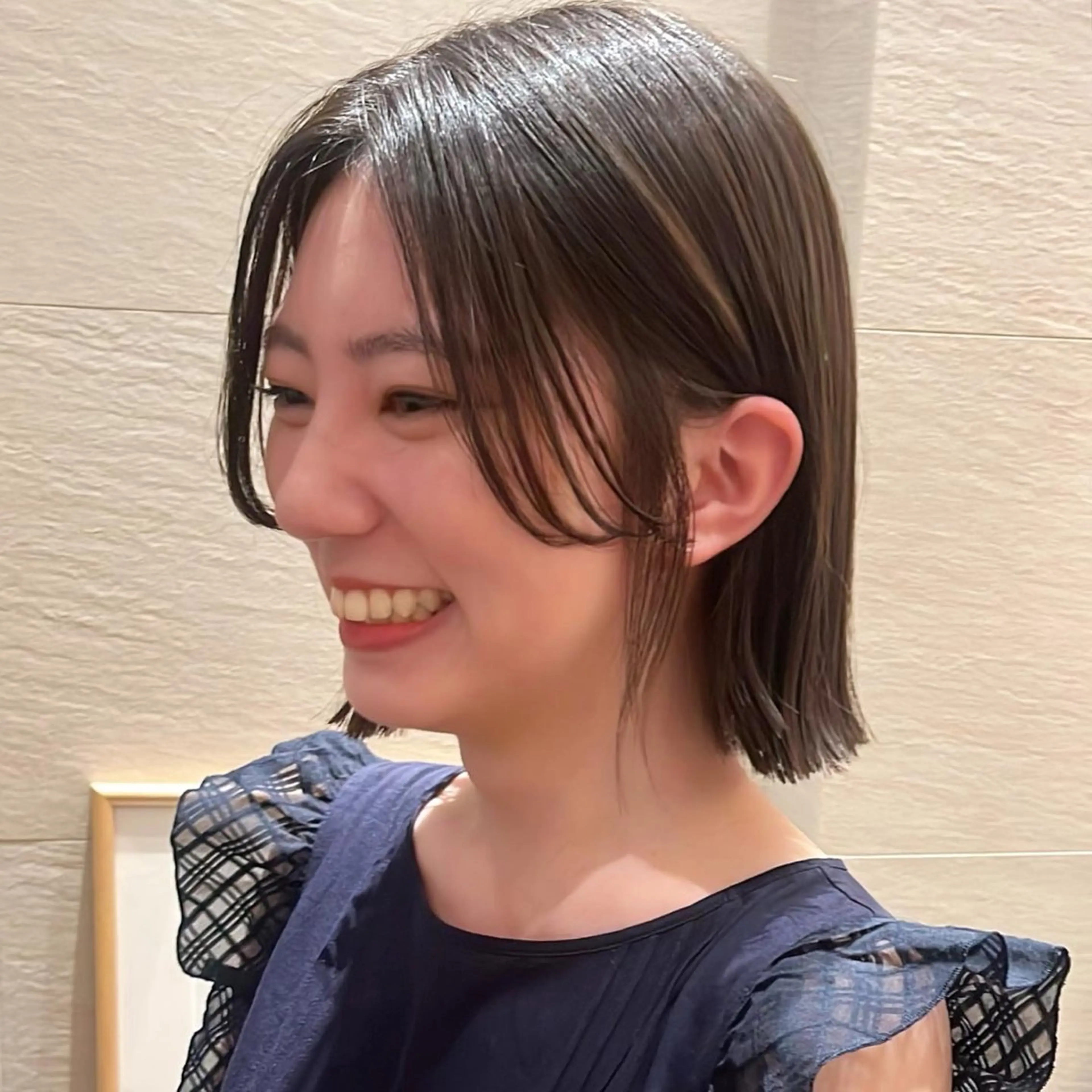 ミディアム カラー 🌱小顔ヘア/ボブ ミディアム/双葉🌱のヘアスタイル
