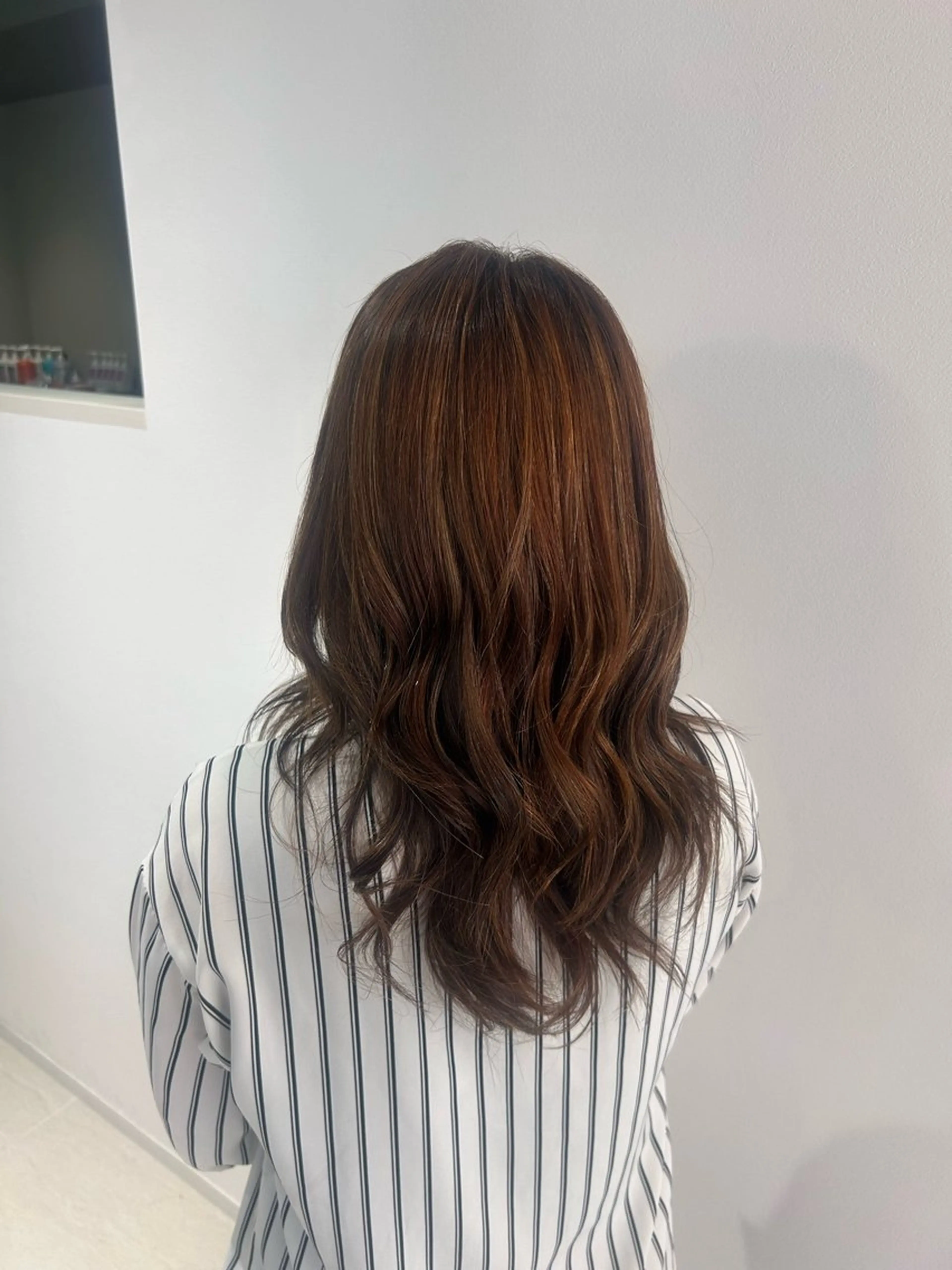 ミディアム Wカラーヘアアレンジ さあやのヘアスタイル