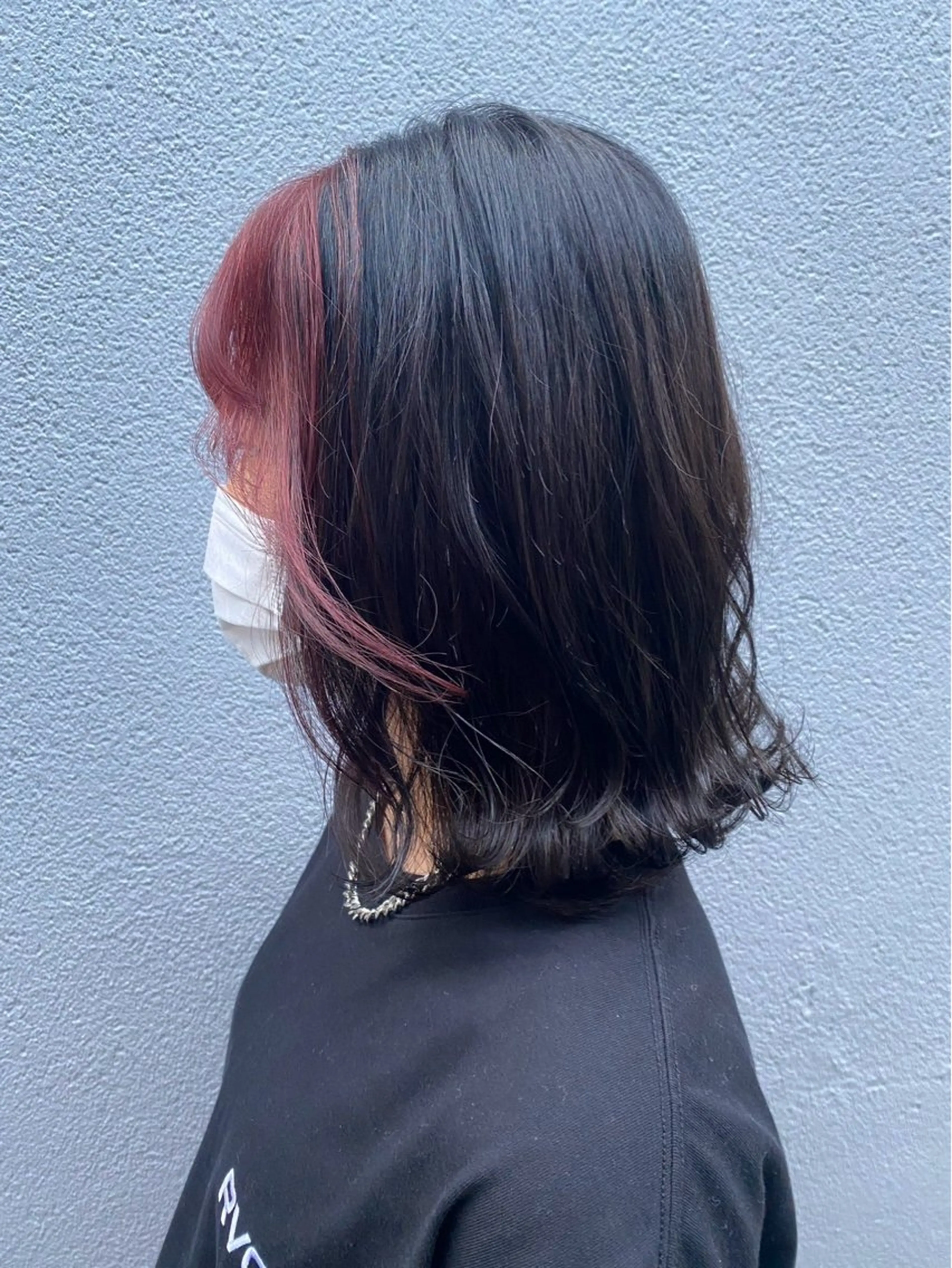 ミディアム カラー ヘアカラー 瀬田/透明感カラー/ トレンドヘア/林遼河のヘアスタイル