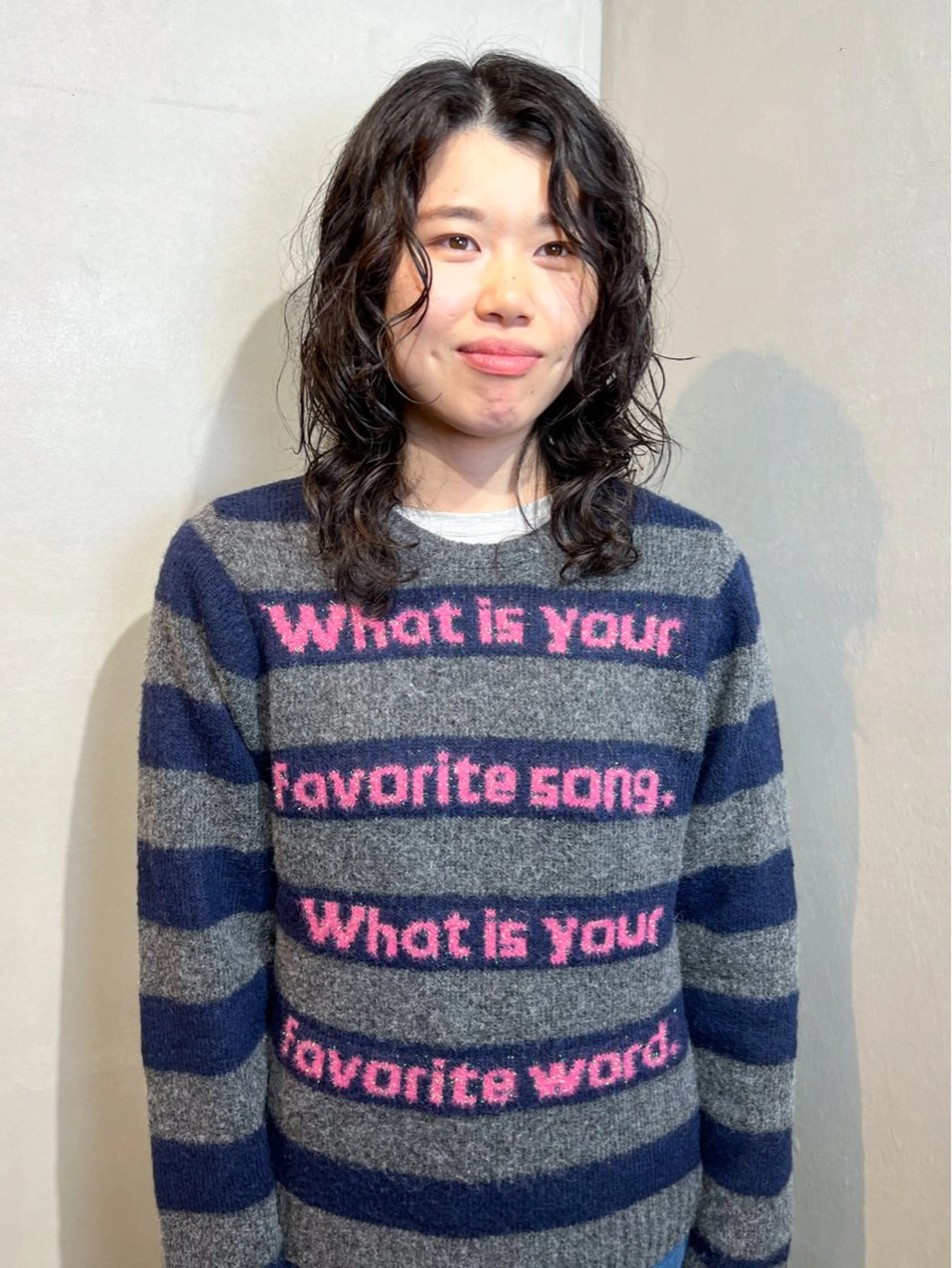 ミディアム パーマ ミディアムパーマ カット パーマ Aya/四条烏丸/ インナーカラーのヘアスタイル