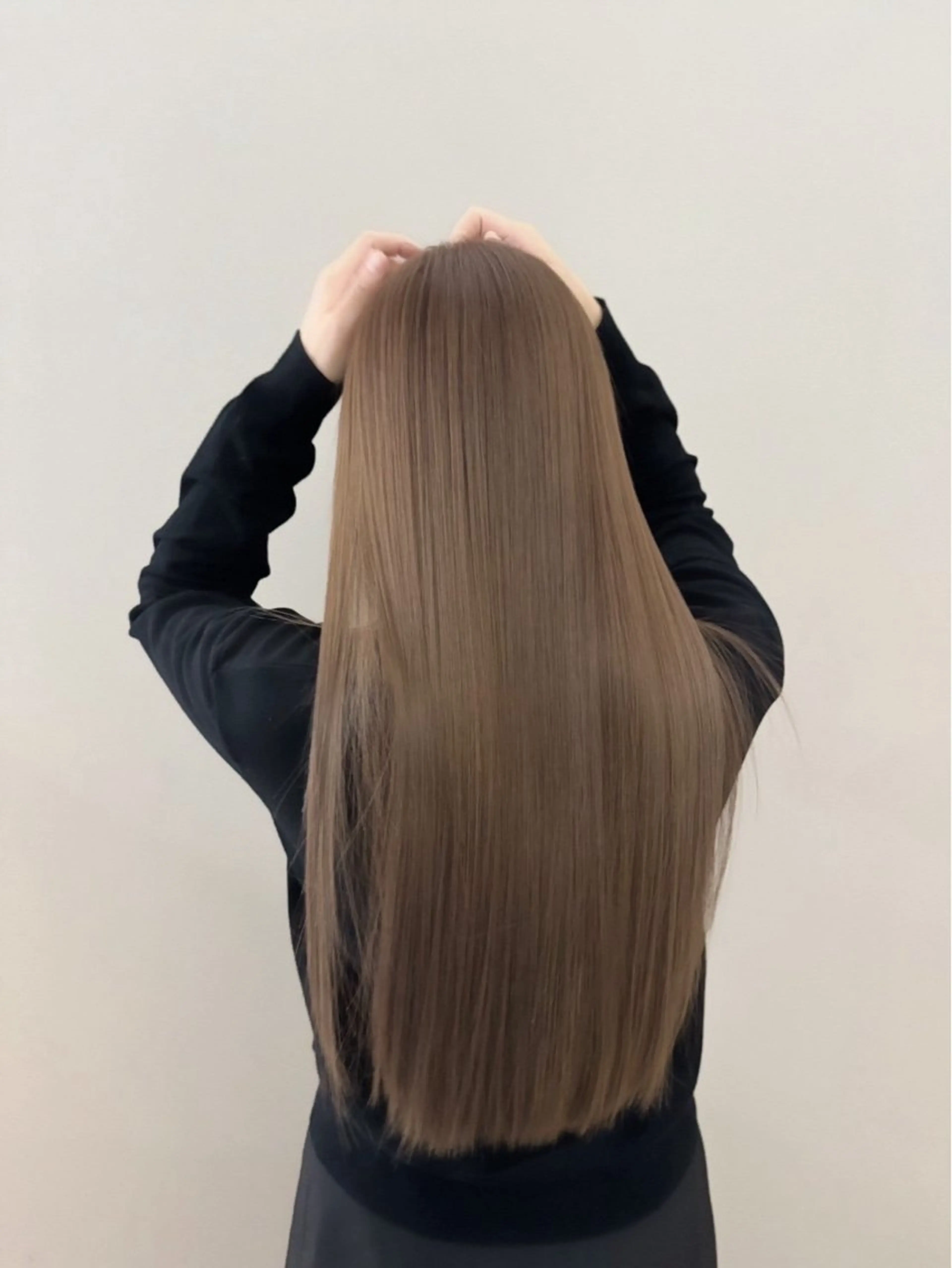 ✨️髪質改善縮毛矯正+ブリーチなしダブルケアカラー✨️の写真