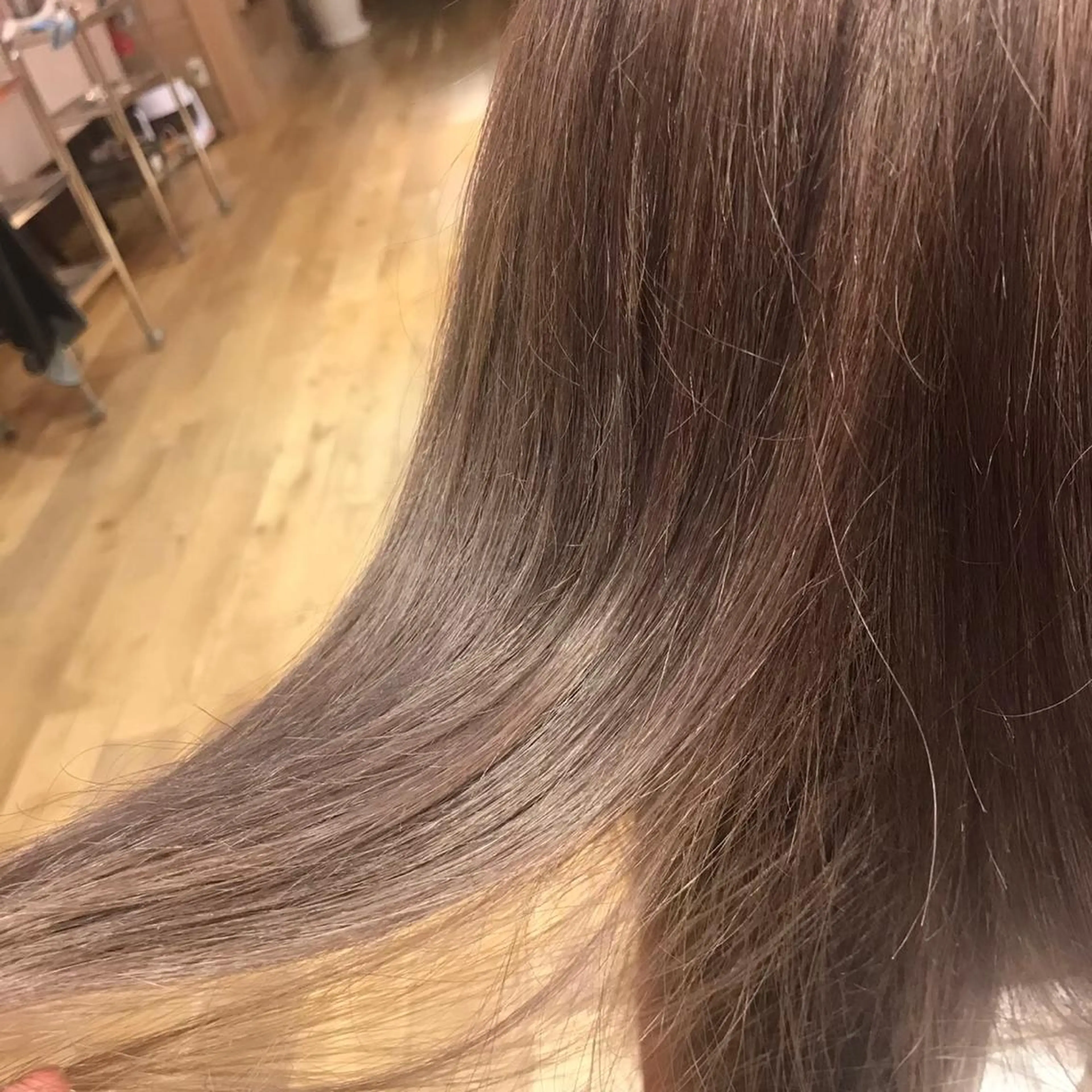 ロング カラー TIGRE大名所属・森岡 紗羽のヘアスタイル