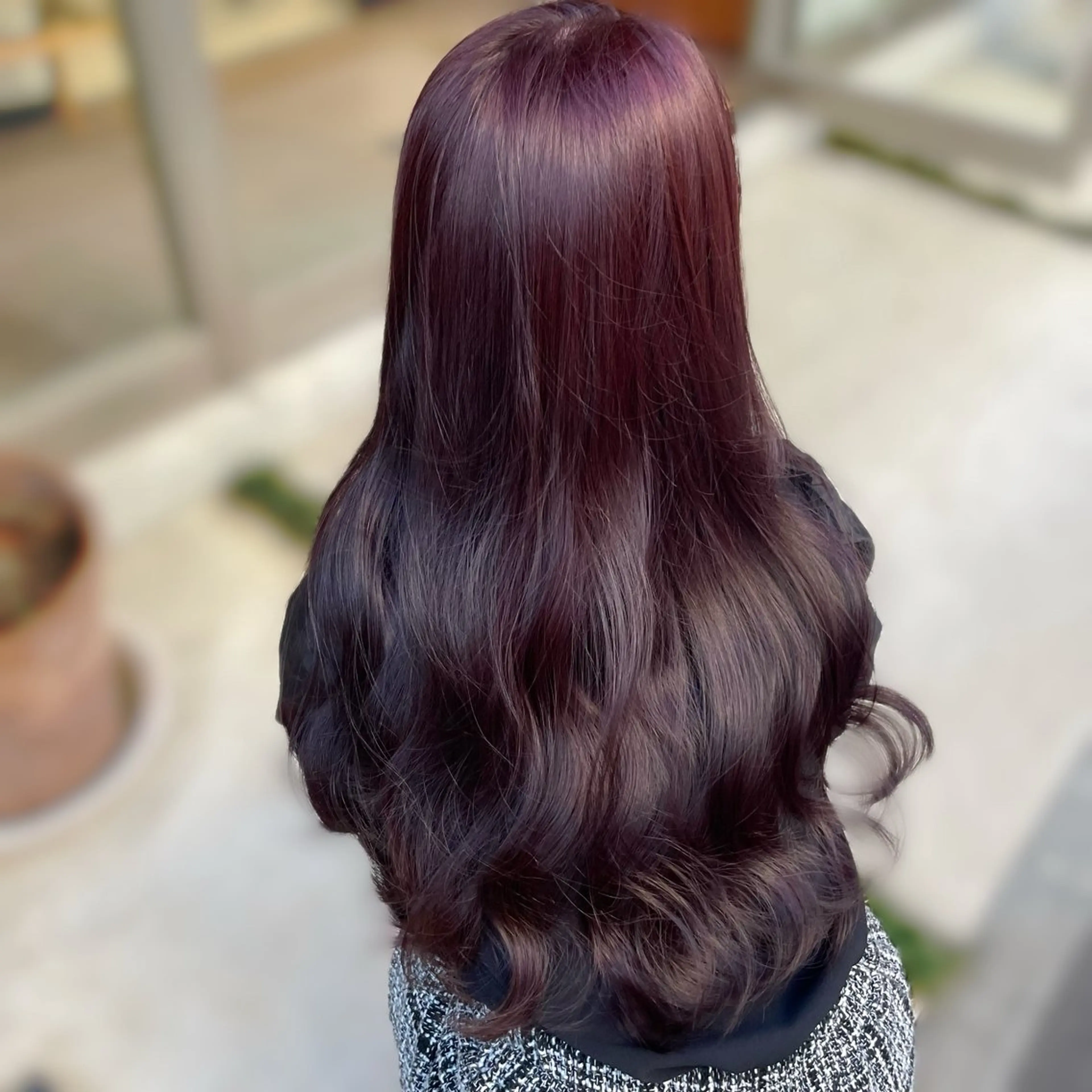 ロング カラー カット ヘアカラー トリートメント ブリーチなしカラー kana🐱のヘアスタイル