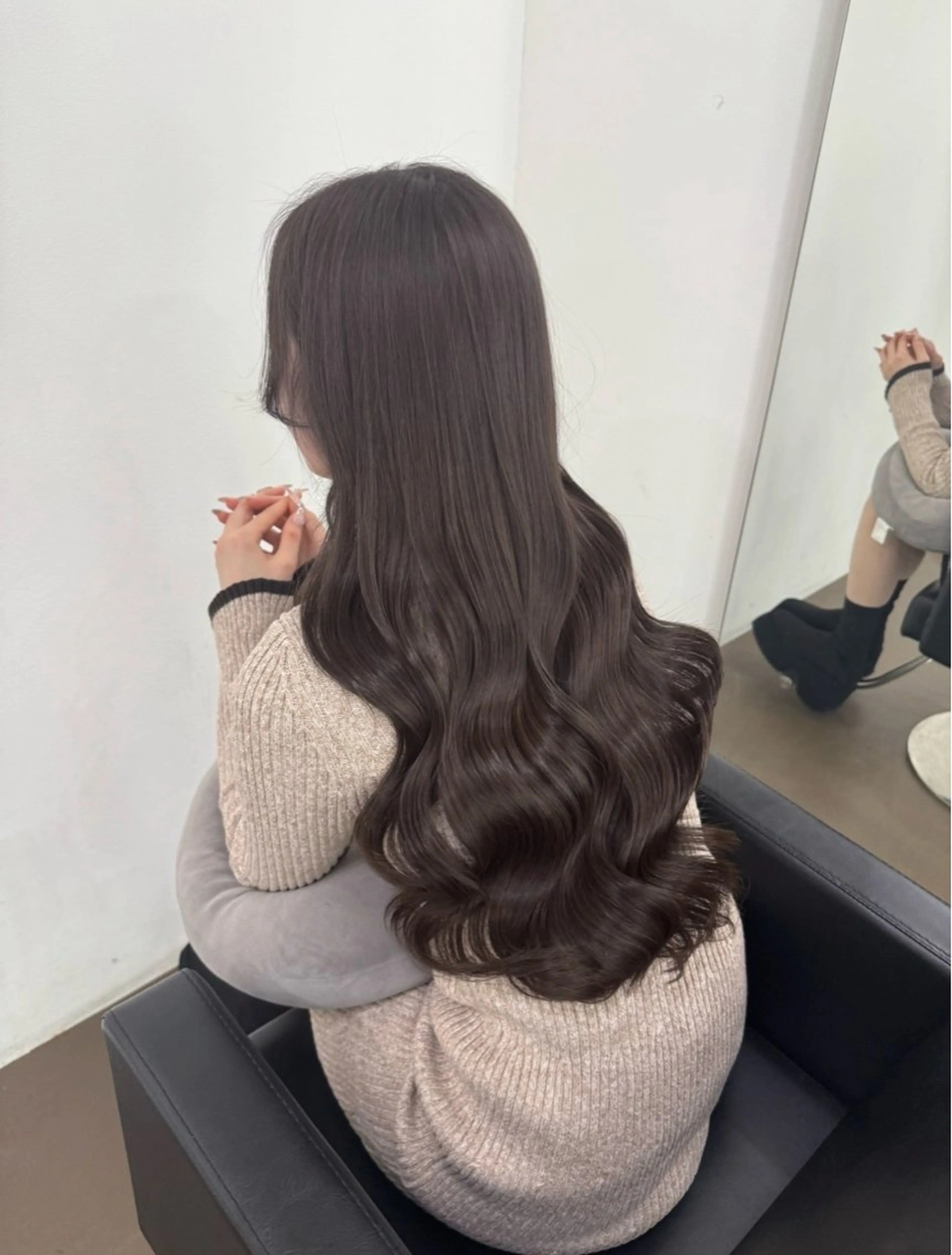 ロング カラー パーマ ヘアアレンジ ヘアカラー かんな/カラーモデル 募集中🪽/表参道のヘアスタイル