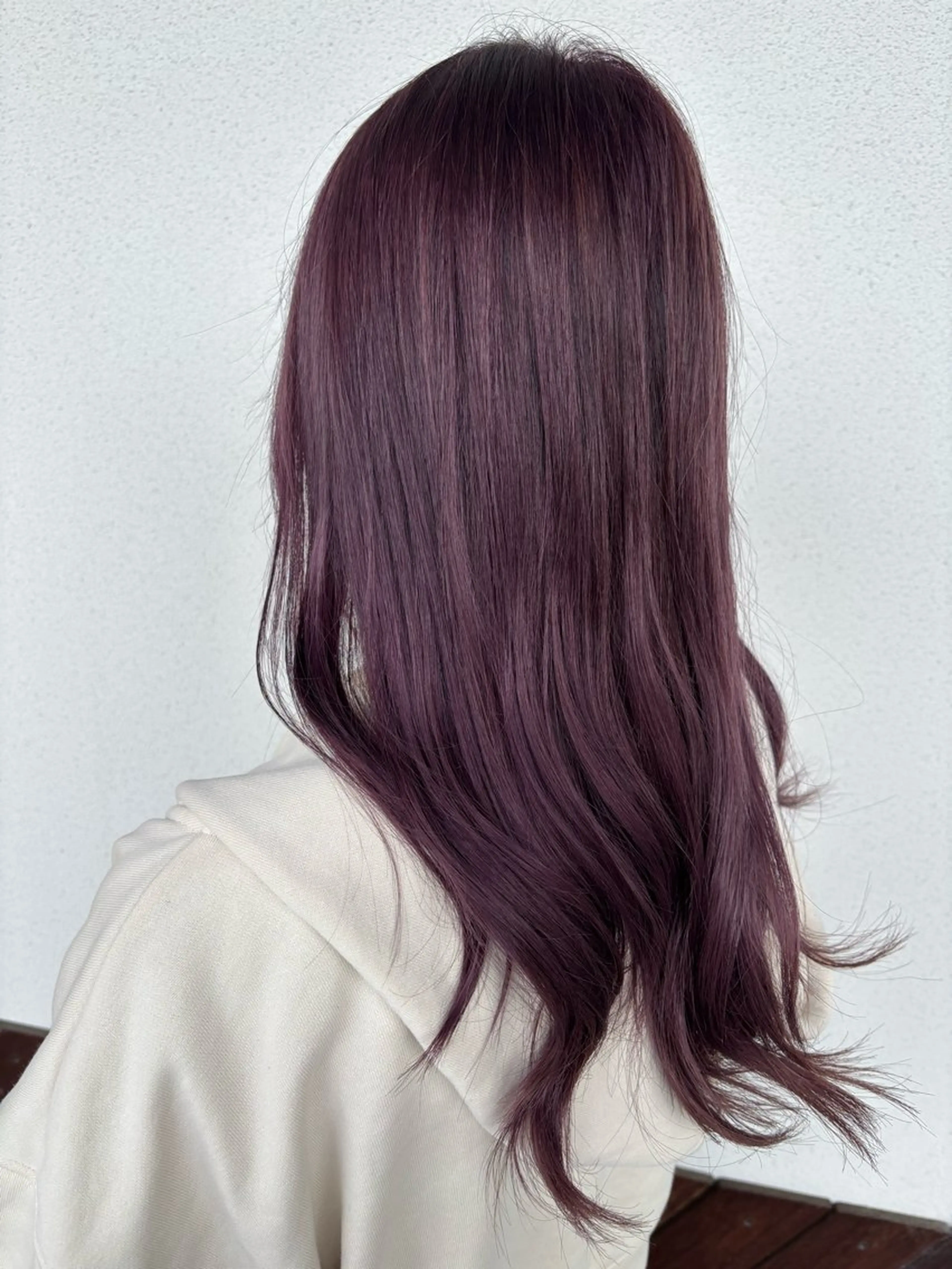 ロング ヘアカラー ルプラボウ あいか 韓国ヘア/艶髪のヘアスタイル