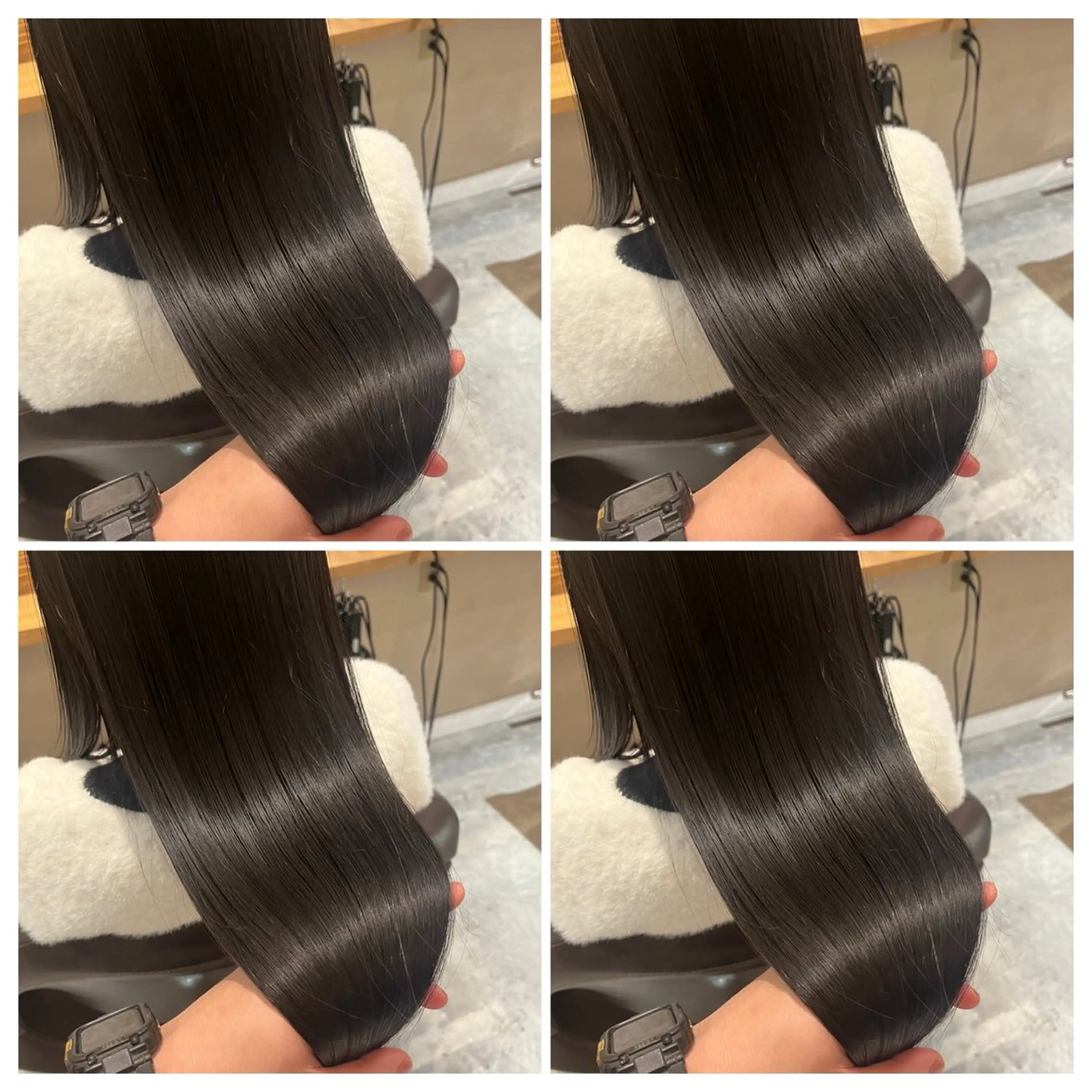 ロング カラー トリートメント ヘアセット 髪質改善 艶髪カラー エクステ かいり✂️のヘアスタイル