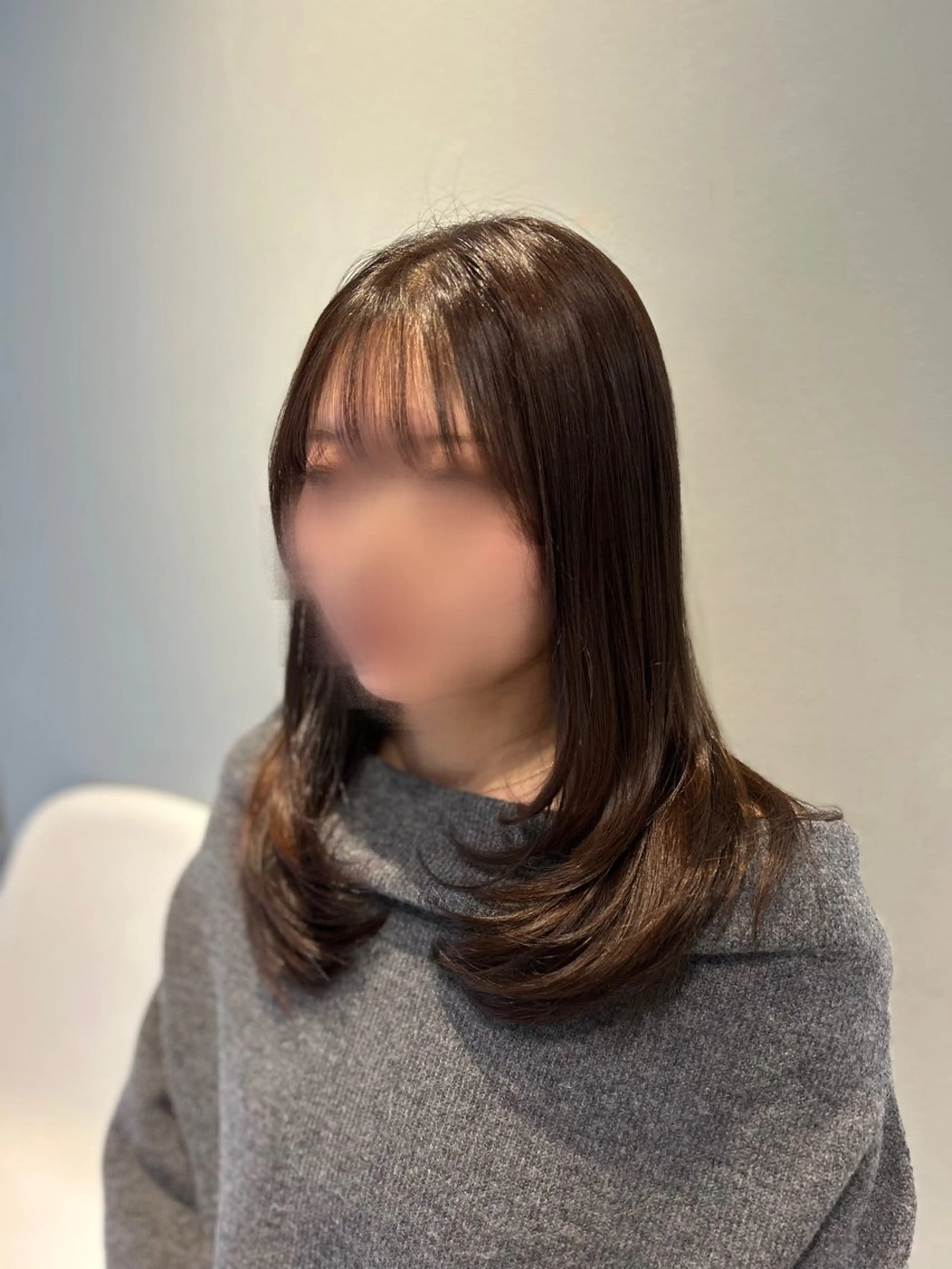 ミディアム ミディアムレイヤー レイヤーカット ナカオ/酸性縮毛矯正 髪質改善/レイヤー/のヘアスタイル