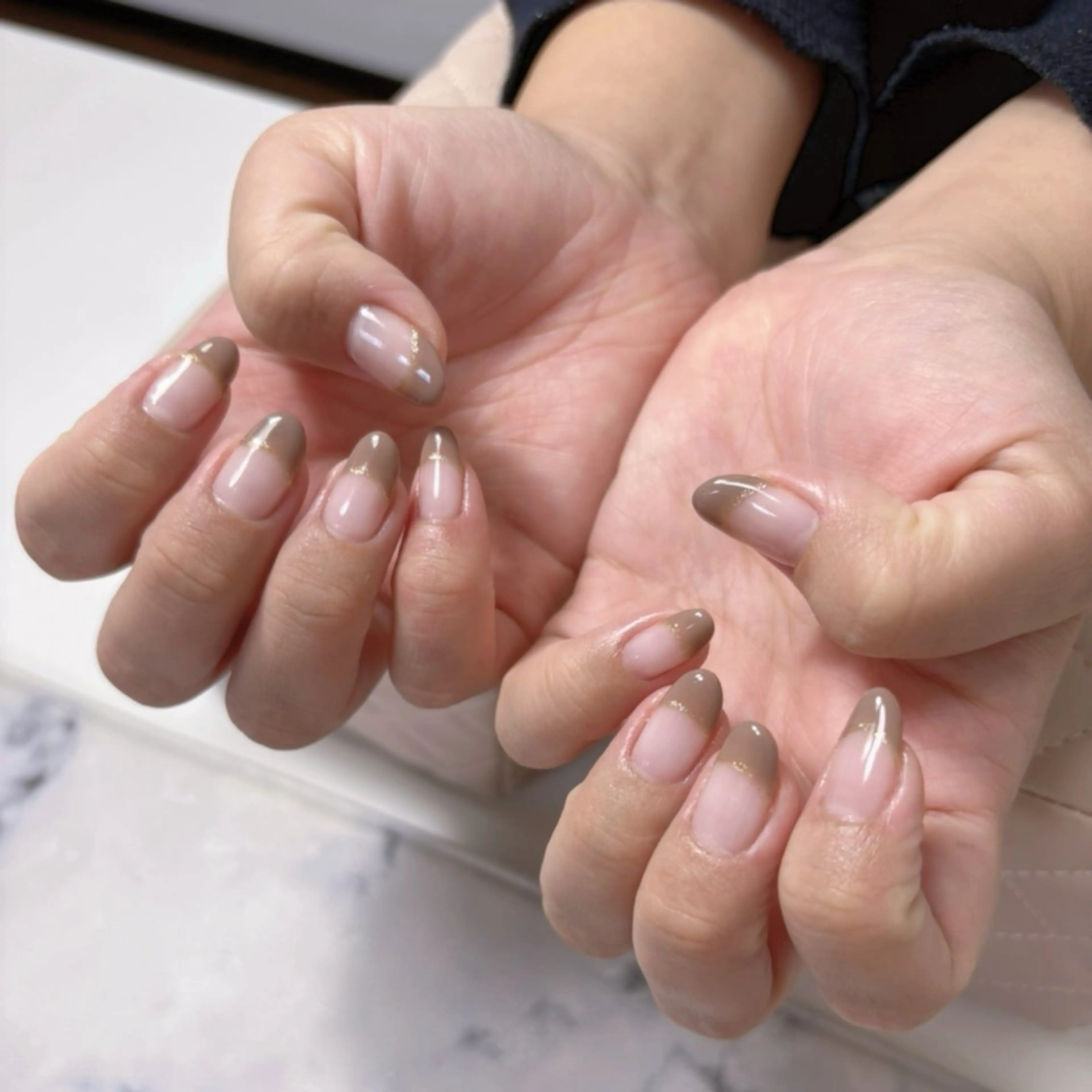 ネイル フレンチネイル ジェルネイル シンプルネイル 菊地 侑のネイルデザイン