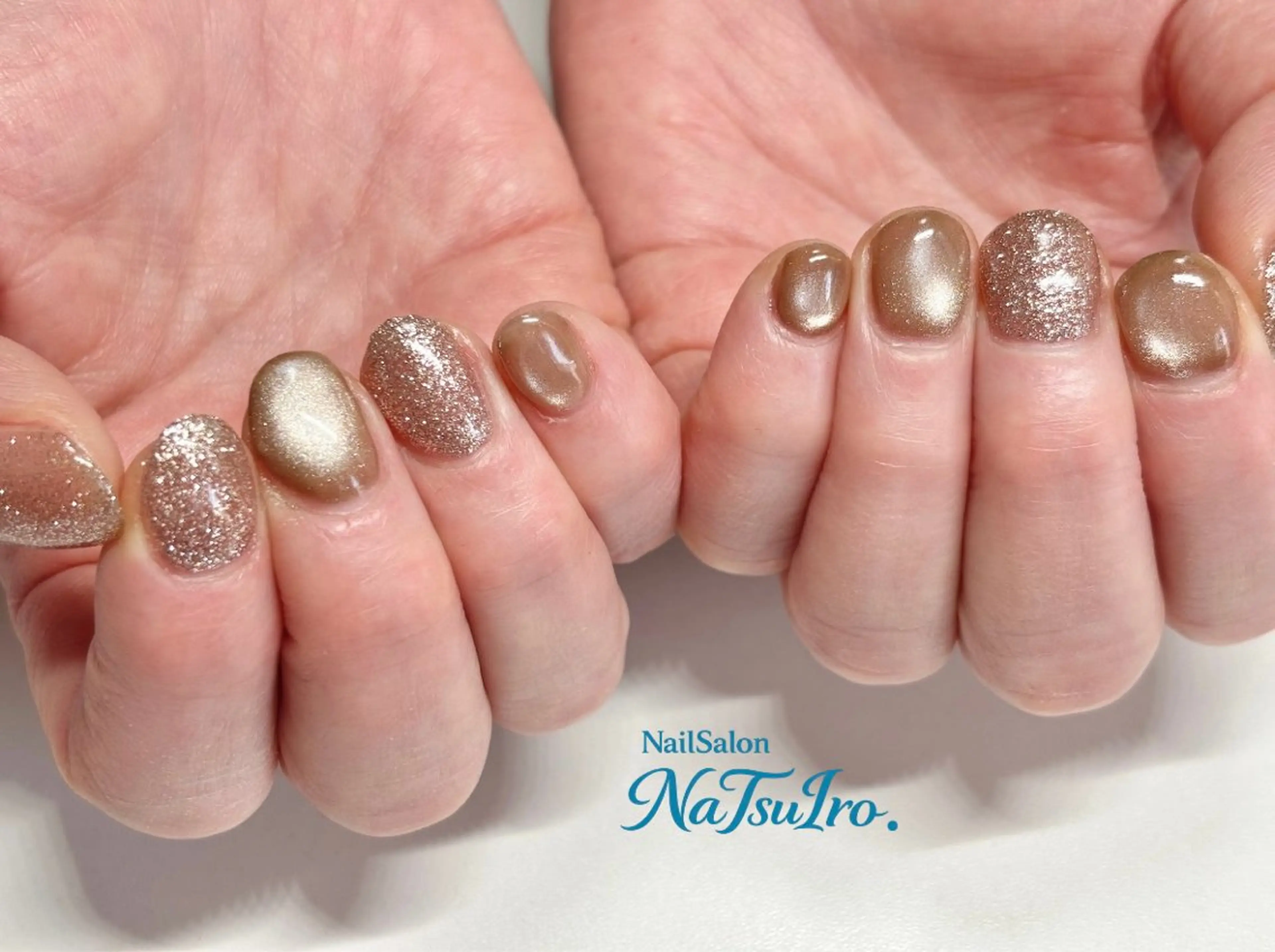 ネイル なつき/ママ向け シンプルネイルのネイルデザイン