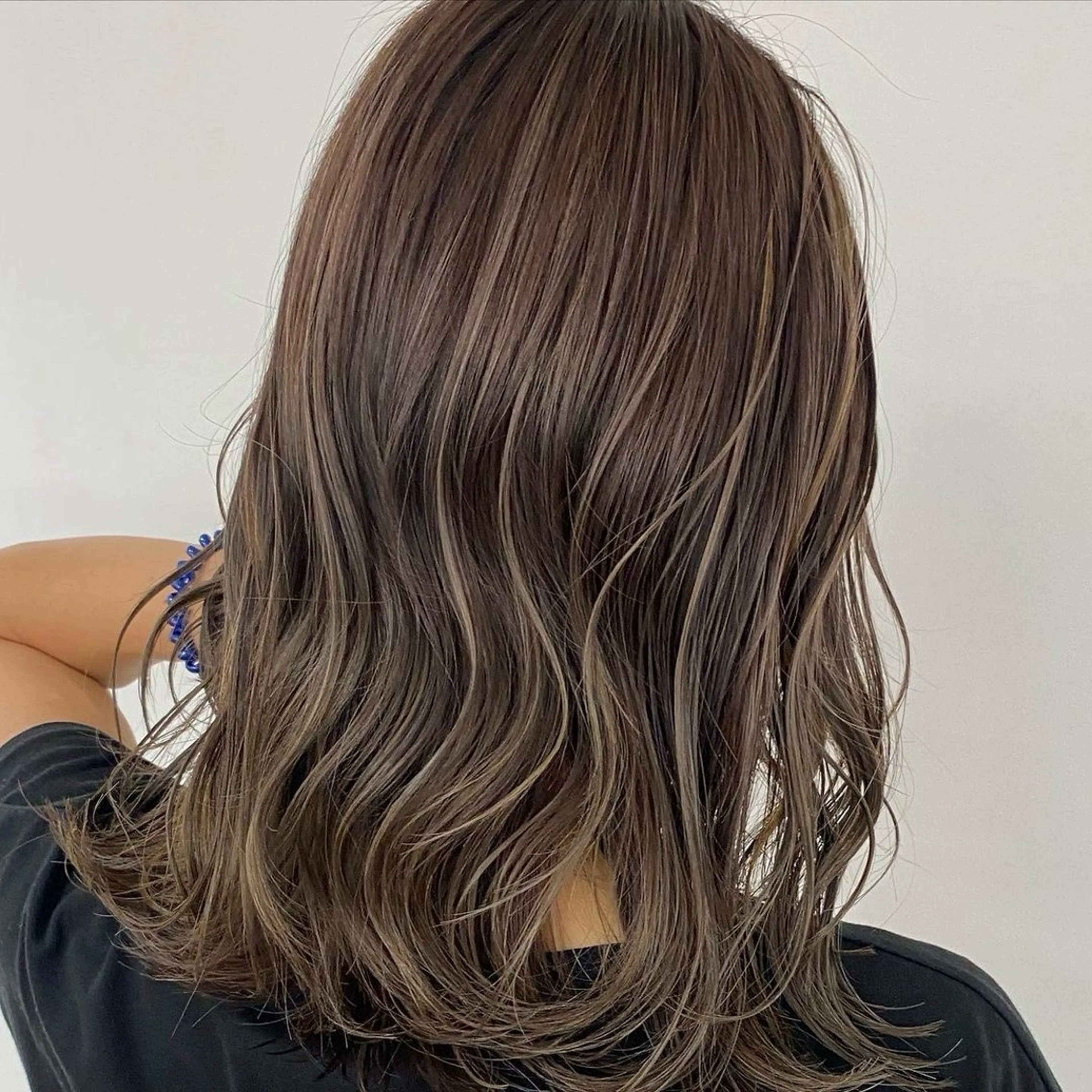 ミディアム カット ヘアカラー トリートメント MAHO/透明感カラ ー/髪質改善🍒のヘアスタイル