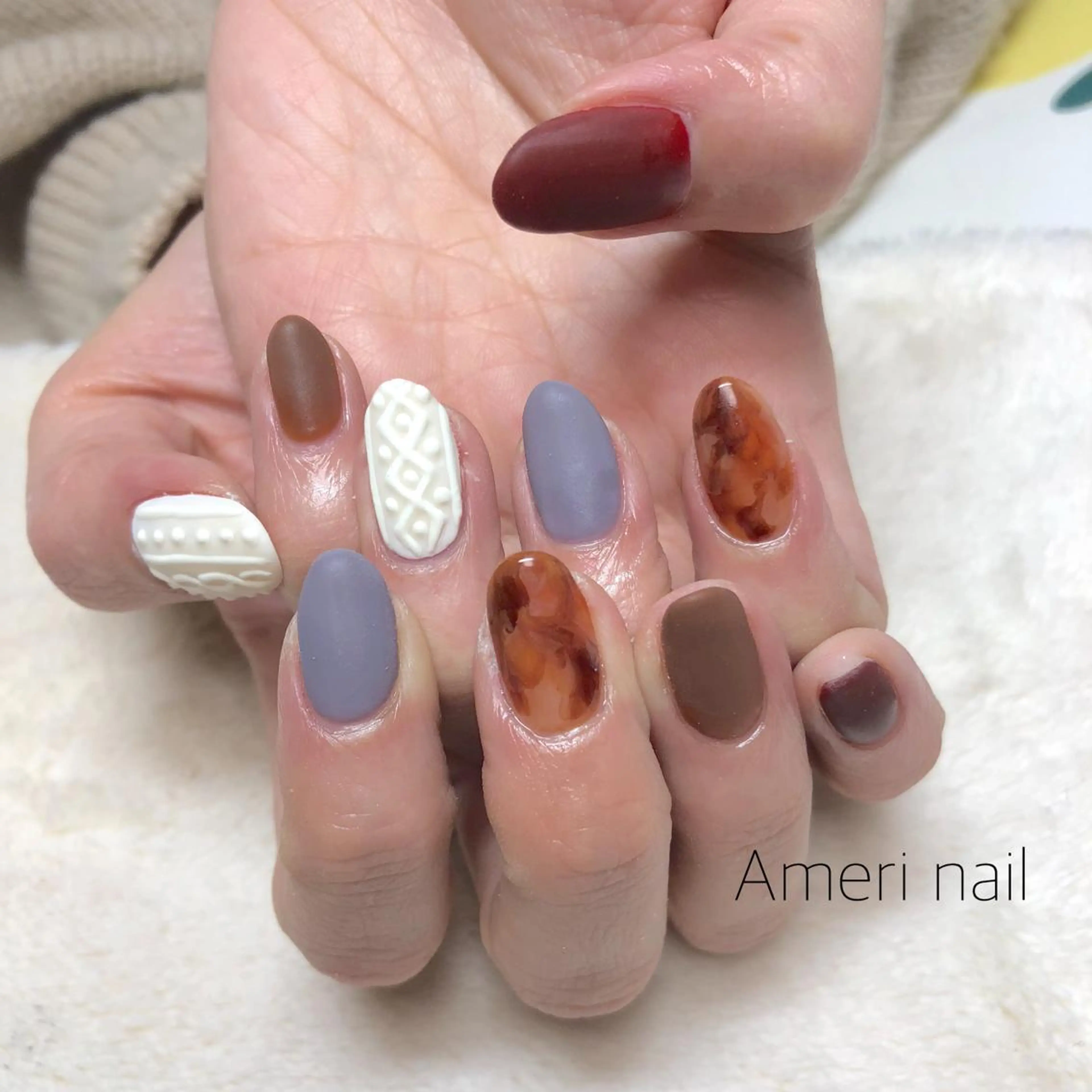 ネイル ハンドネイル Ameri nail /UKIのネイルデザイン