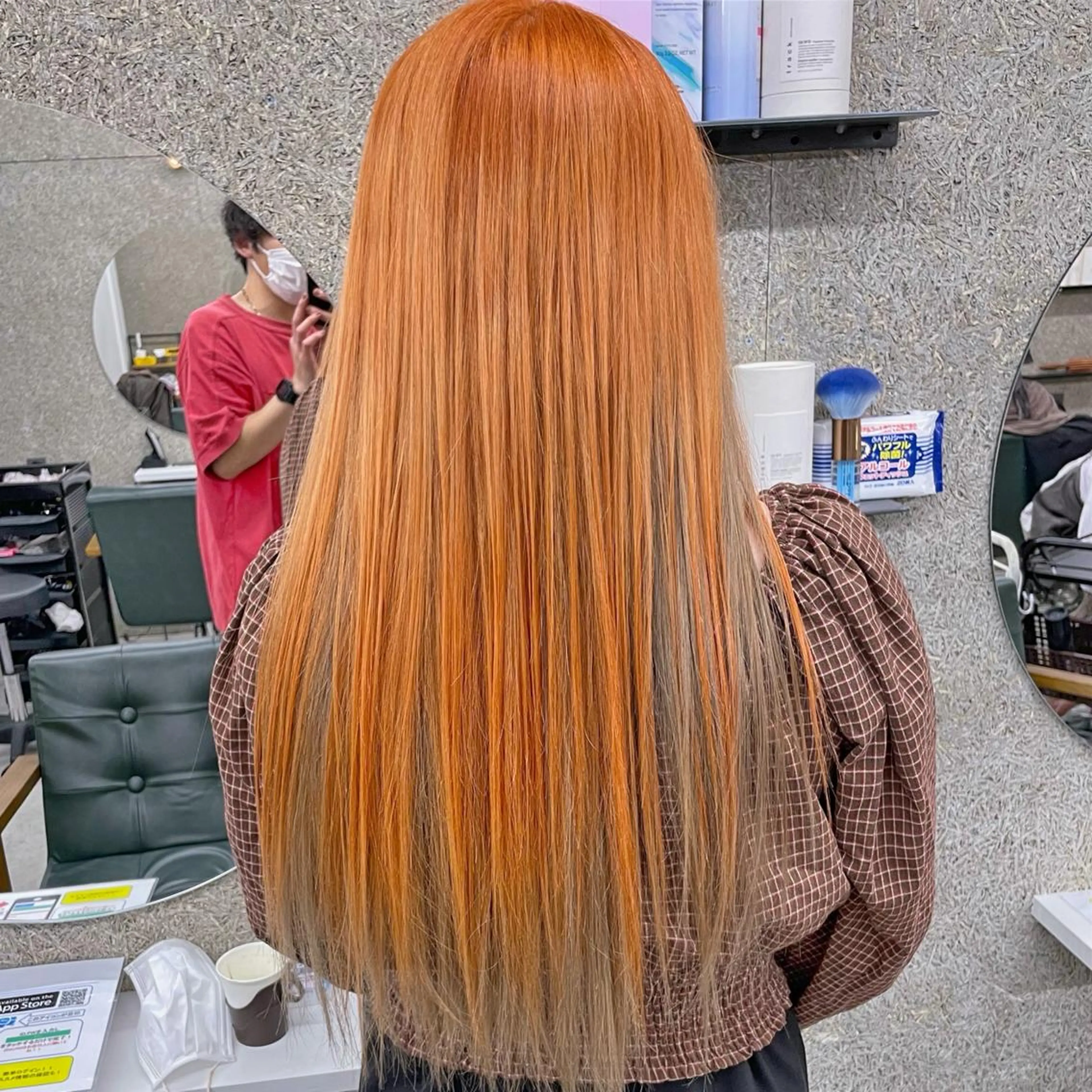 ロング カラー Merci メルシー 福岡、今泉のヘアスタイル