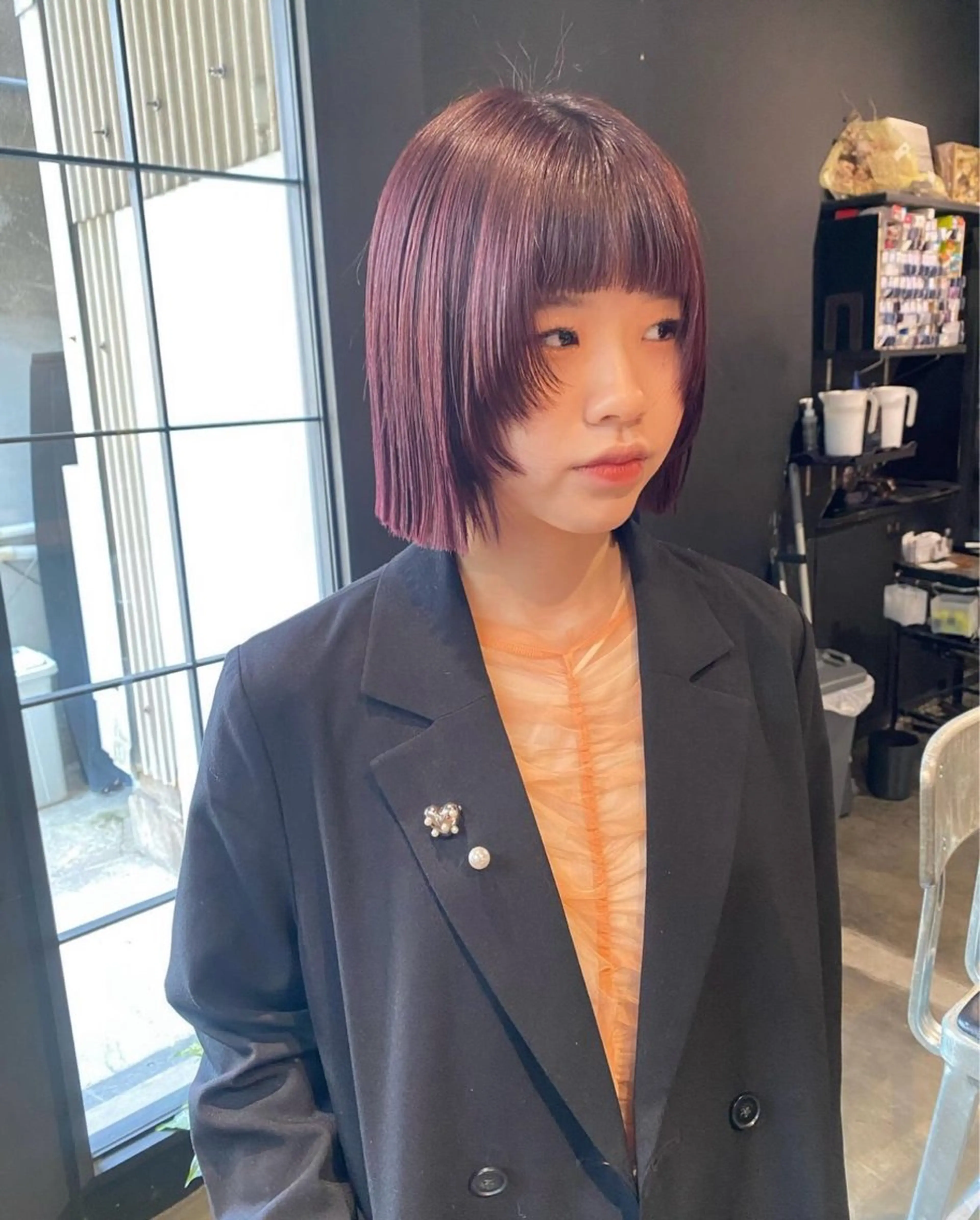 ショート the hinc所属・ami/大阪/暖色 /レイヤーカットのヘアスタイル