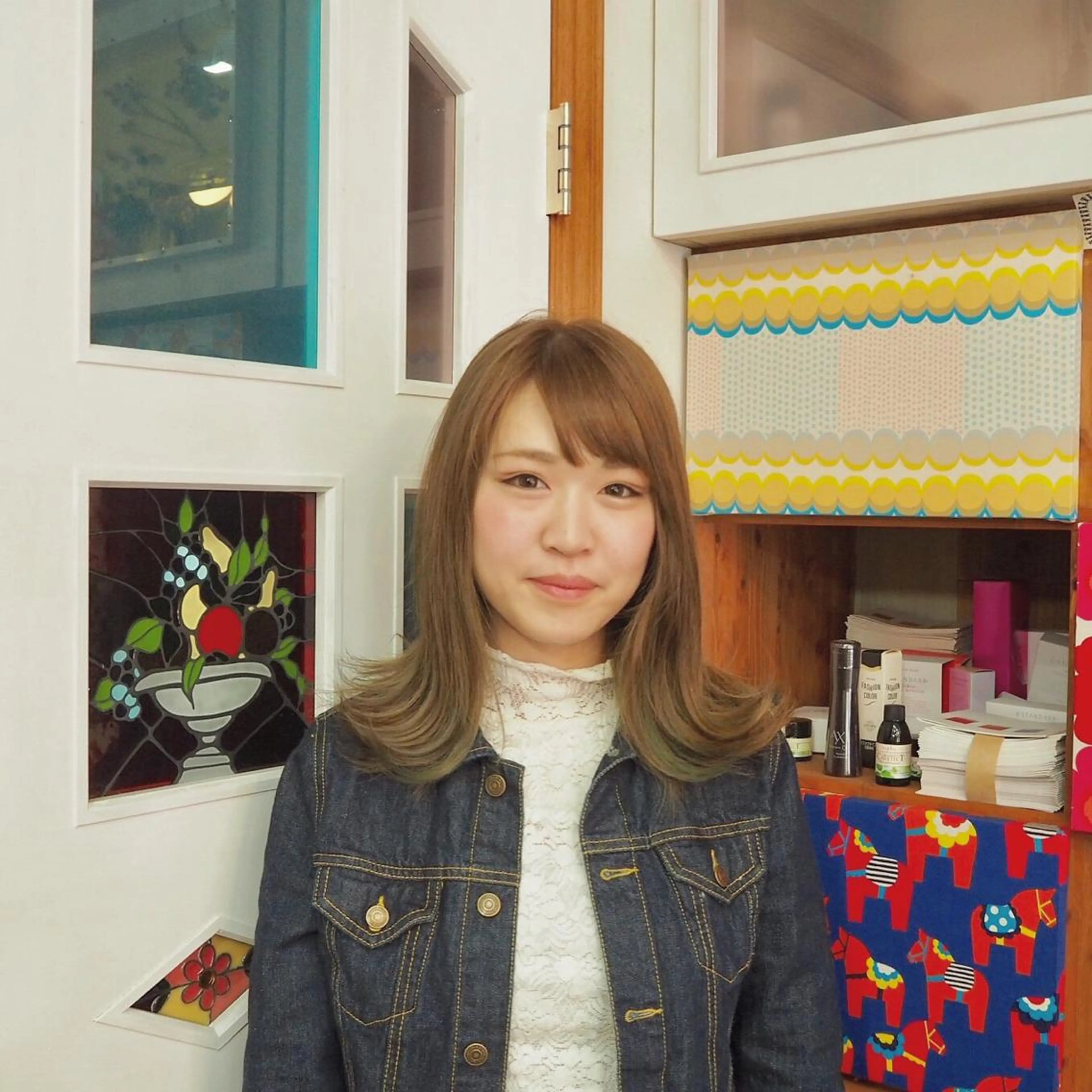 ミディアム ポルタカリーナサロン yukariのヘアスタイル