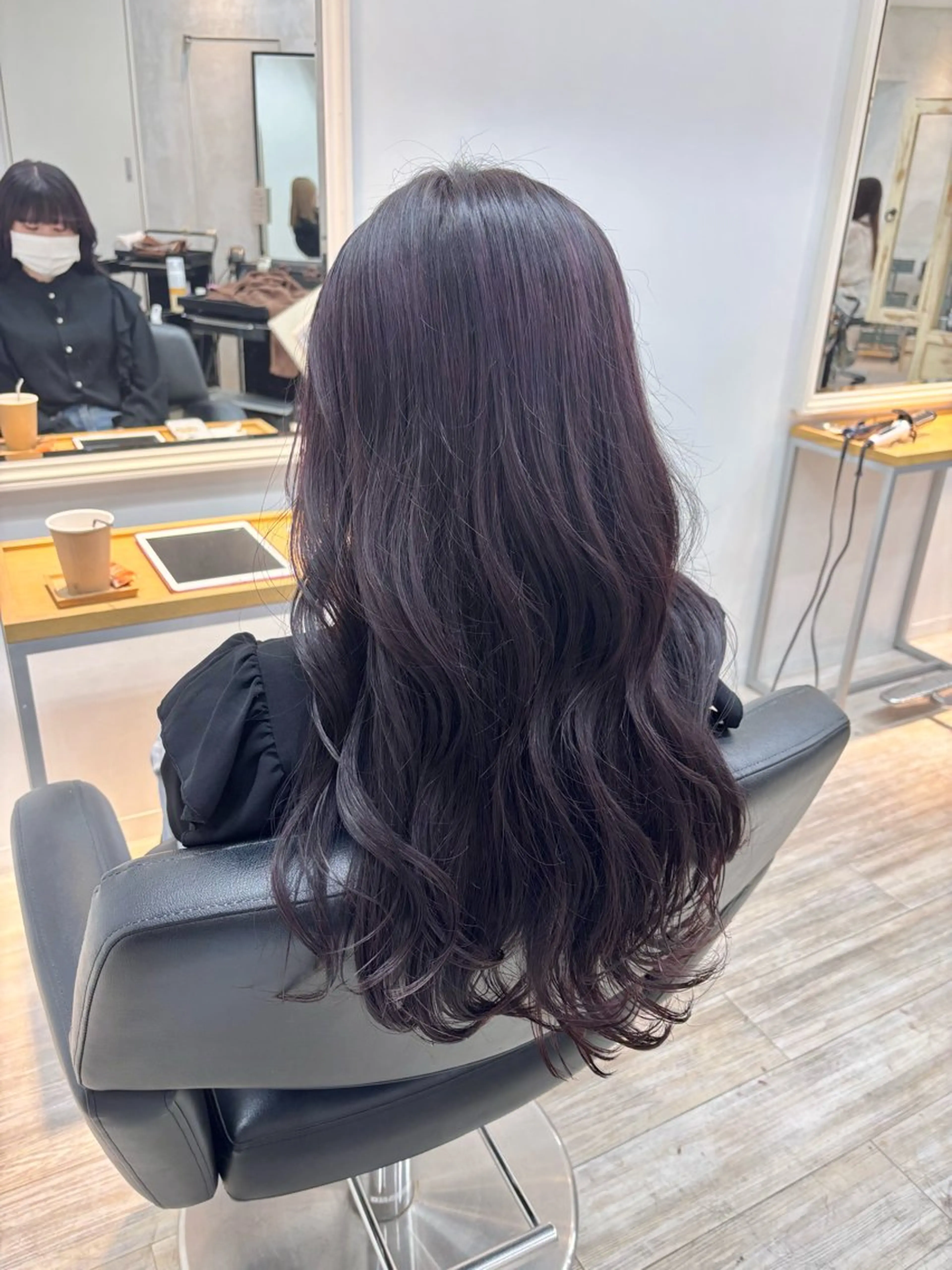 ロング カラー ラベンダーカラー くさかみさき🌼暖色 /耳つぼ/オタク🌼のヘアスタイル